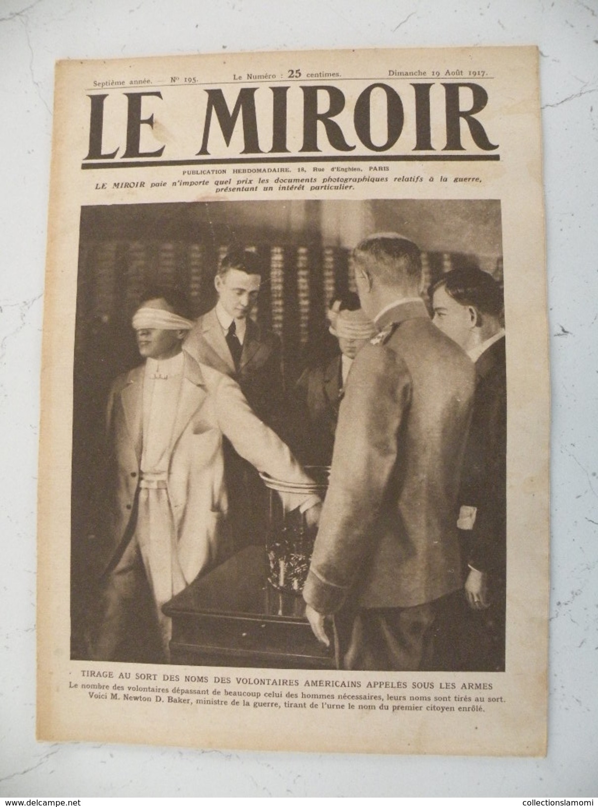 Le Miroir Guerre 1914/1918> Journal N°195 > 19.8.1917 >Pétain à Thann,Les Britanniques Dans Les Flandres - Guerre 1914-18