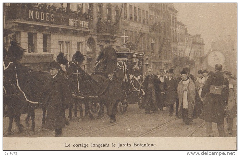 Evènements - Funérailles - Bruxelles - Attelage Corbillard - Photographe Appareil - Funeral