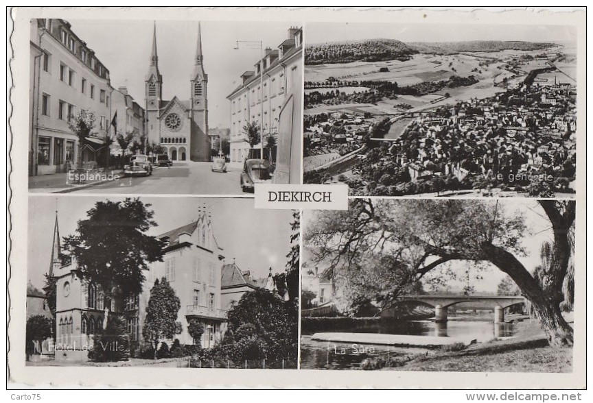 Luxembourg - Diekirch - Panoramas - 1963 - Diekirch