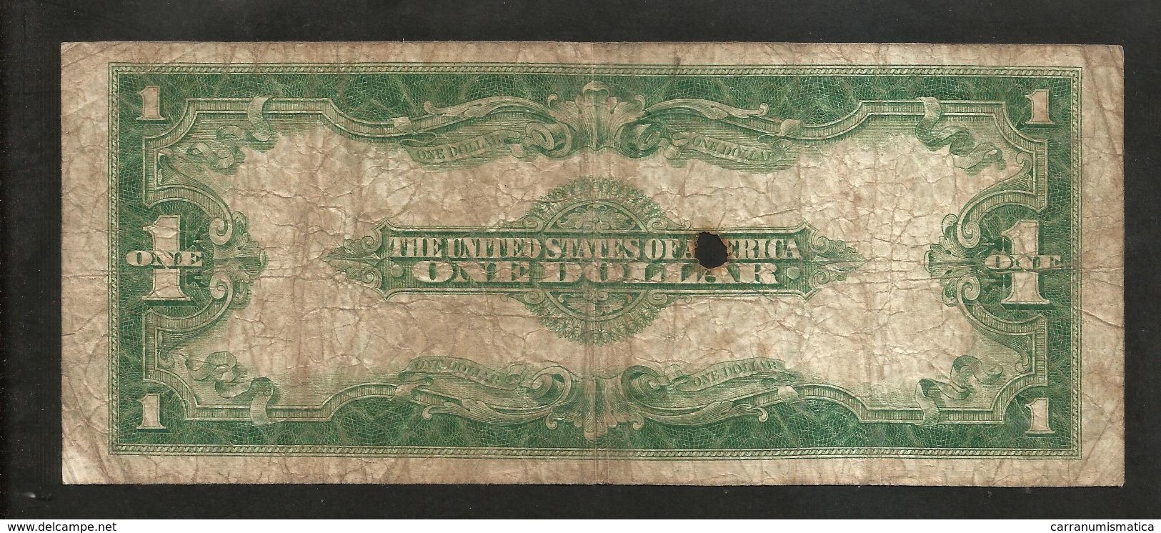 U.S.A. / United States Of America - ONE DOLLAR / Silver Certificate (Series Of 1923) - HOLE - Silver Certificates (1878-1923)