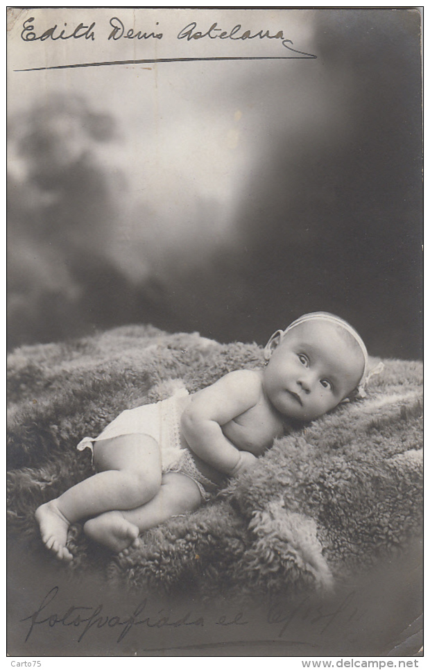 Photographie - Carte-Photo - Bébé Fille - Edith Denis Astelana - Espana - Photographie