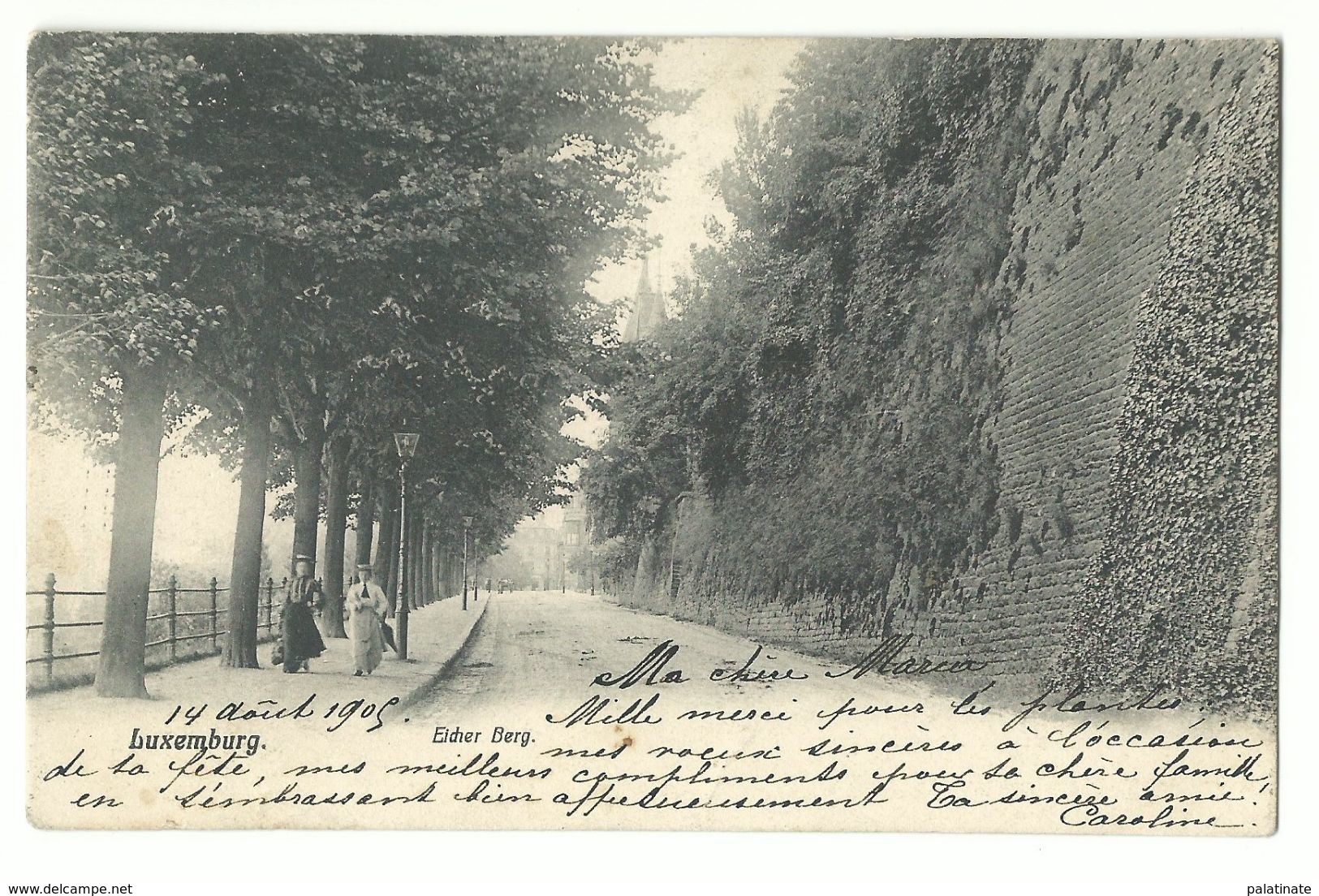 Luxemburg Eicher Berg 1905 - Luxemburg - Stadt