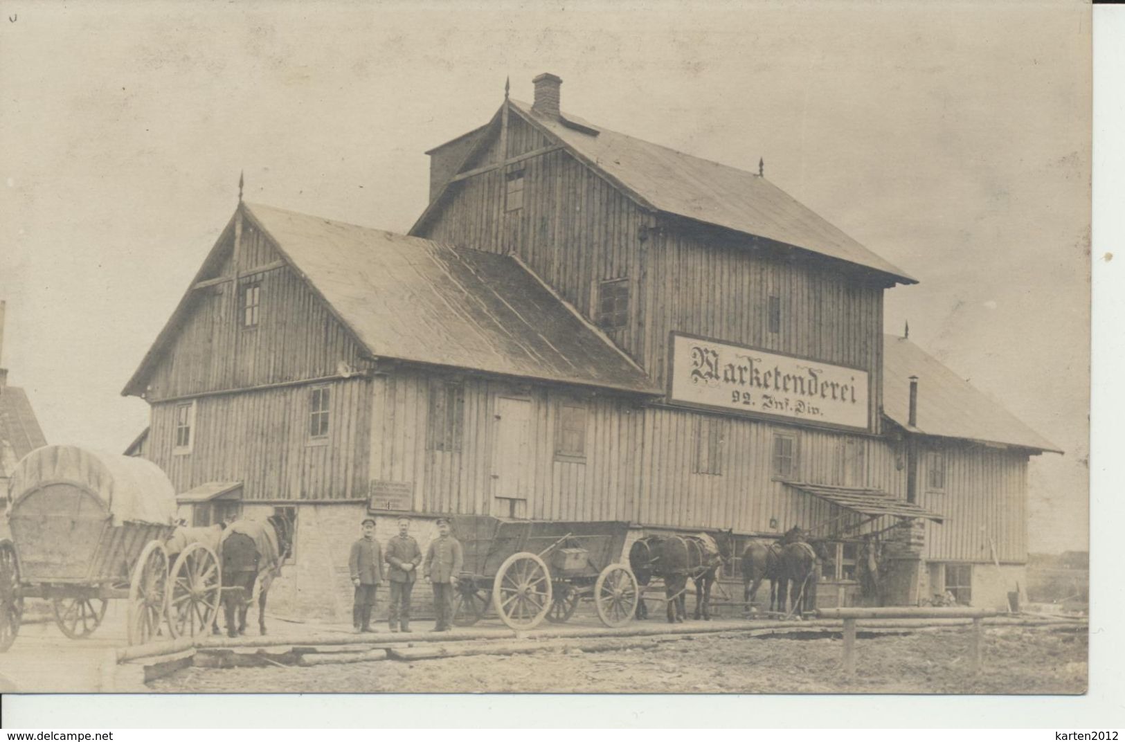 AK Marketenderei (alte Windmühle) 92. ID - Guerre 1914-18