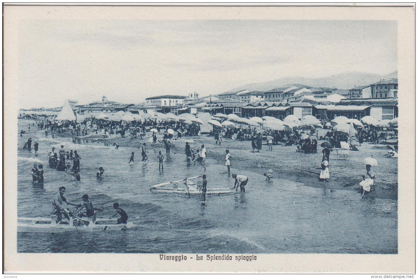 AK -Toscana - Viareggio - La Splendida Spiaggia - 1910 - Viareggio