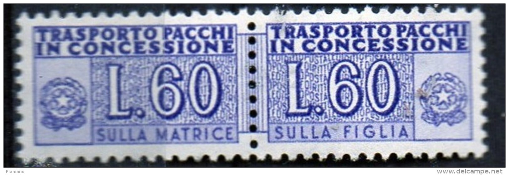 PIA - Specializzazione  :  PACCHI CONCESSIONE : £ 60 - (SAS 7/II - CAR 29) - Pacchi In Concessione