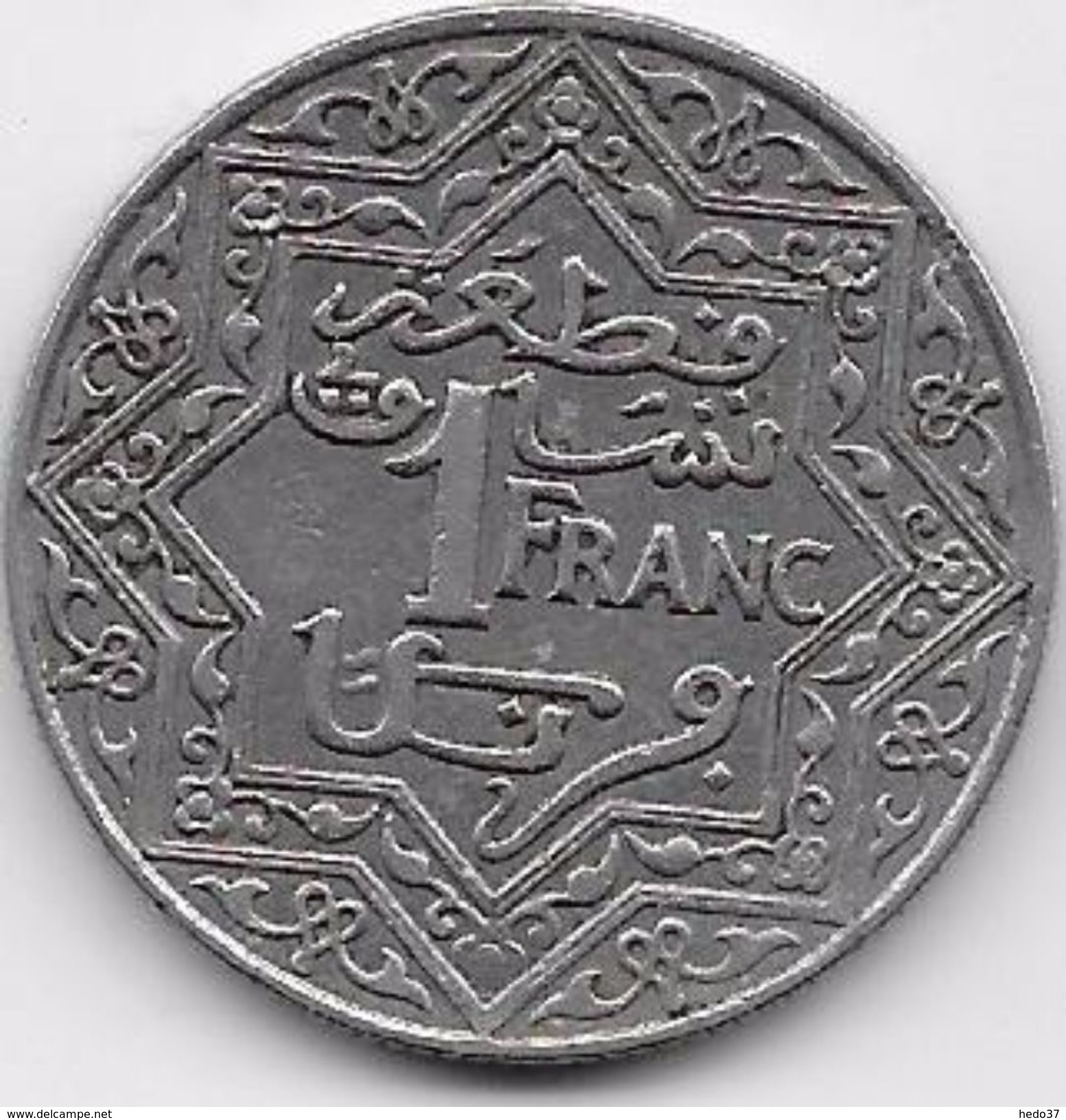 Maroc 1 Franc Empire Cherifien - Marruecos