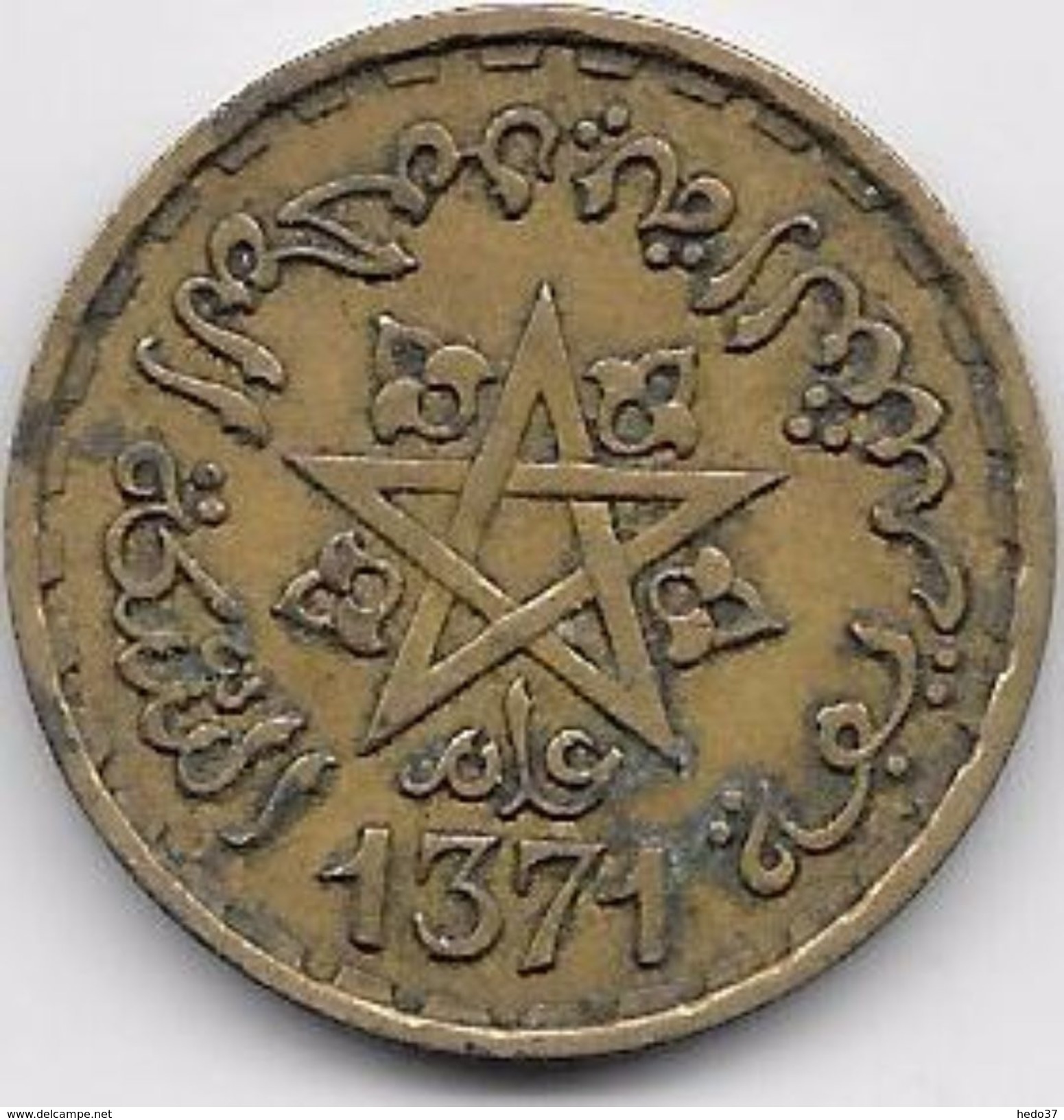 Maroc 20 Francs 1371 - Maroc