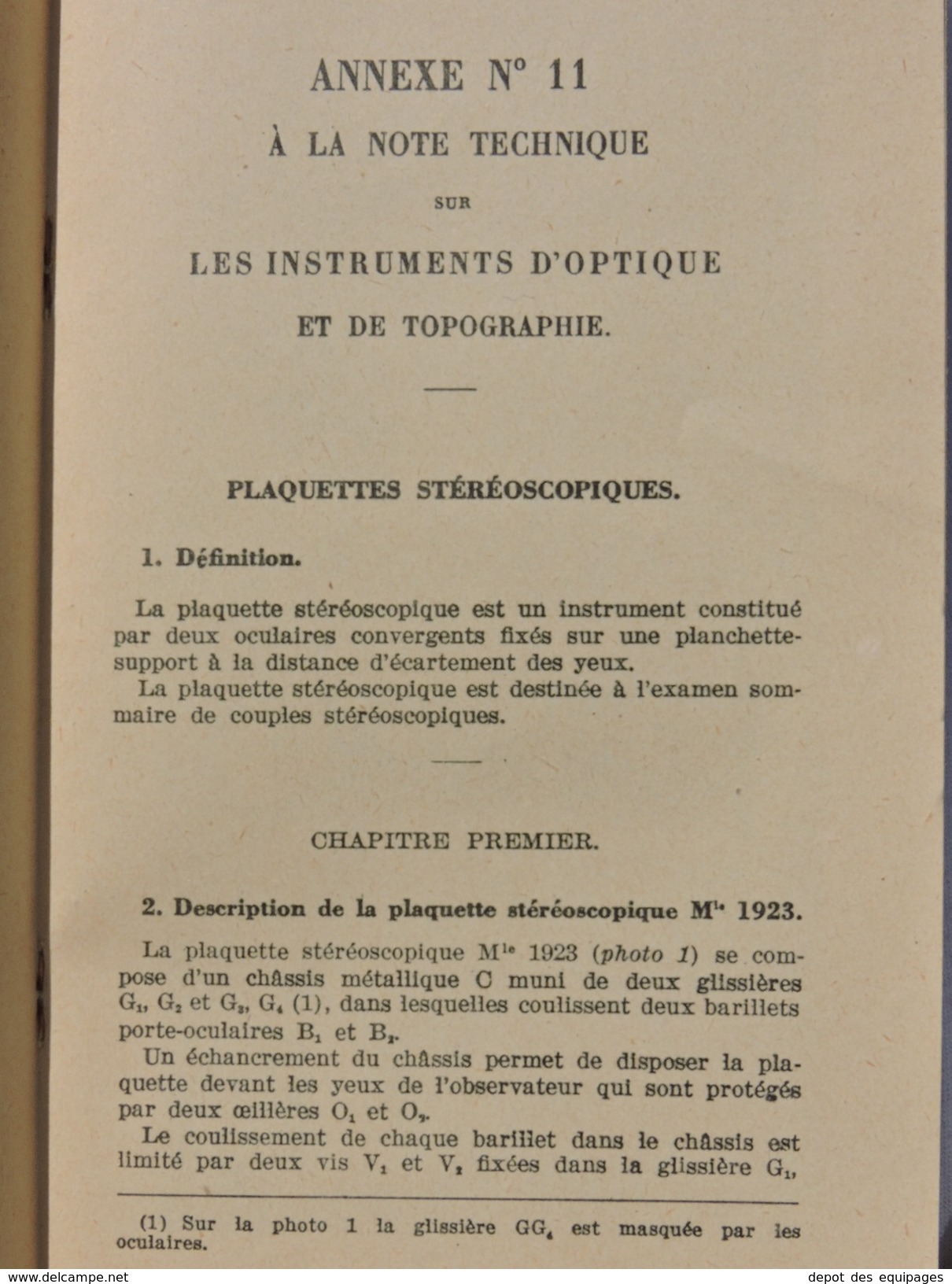 PLAQUETTE STEREOSCOPIQUES +  ETUI BOIS  à voir ...........