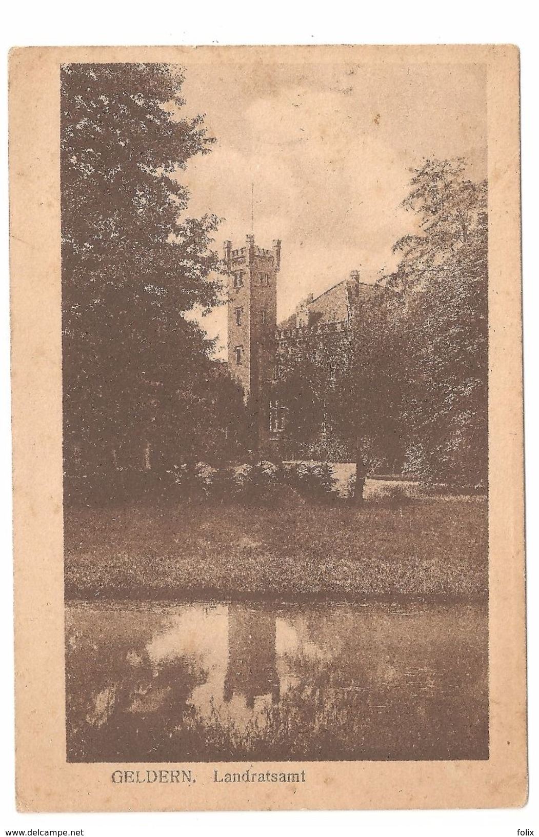 Geldern - Landratsamt - Legerposterij België / Army Post - 1919 - Geldern