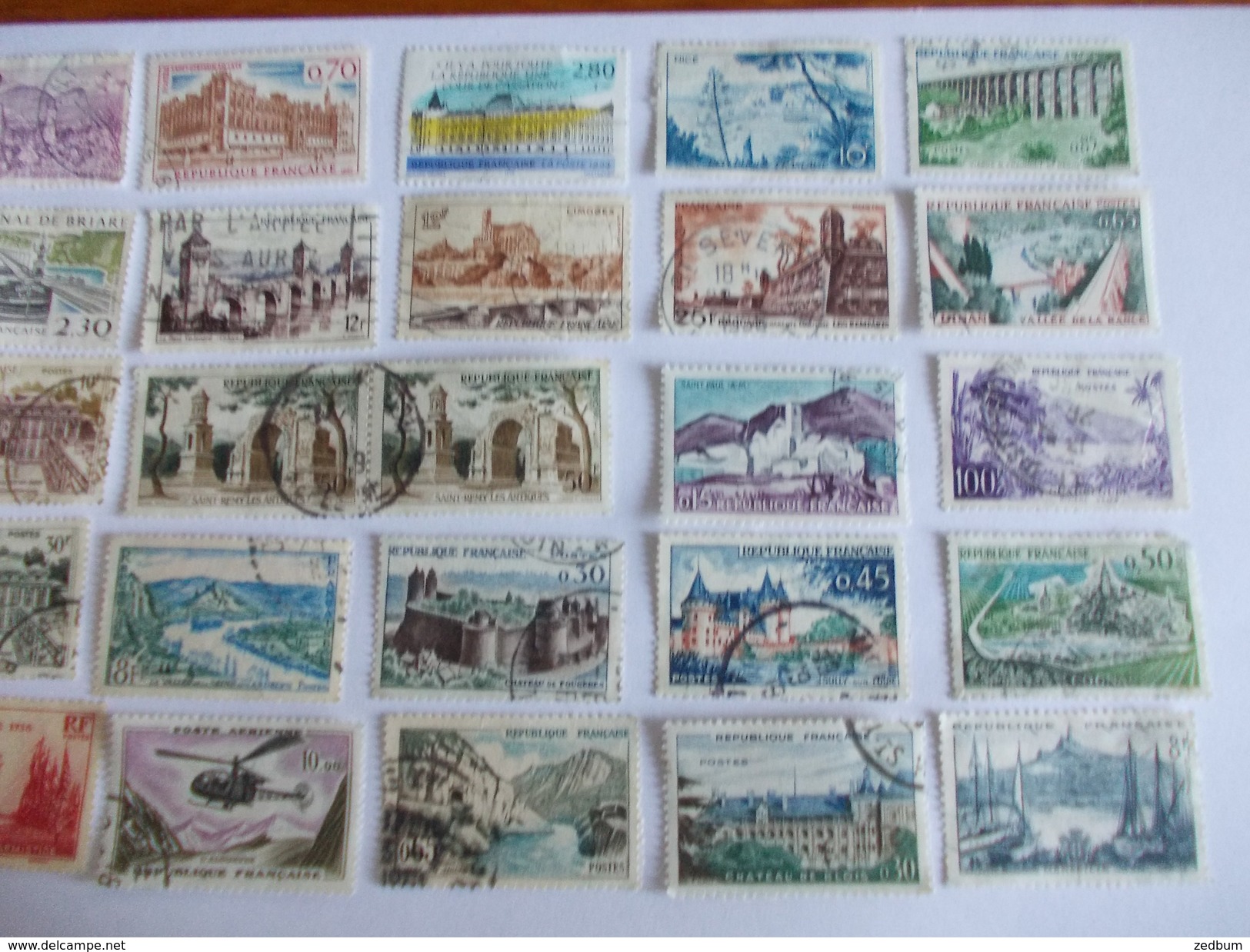 TIMBRE France Lot De 30 Timbres à Identifier - Mezclas (max 999 Sellos)