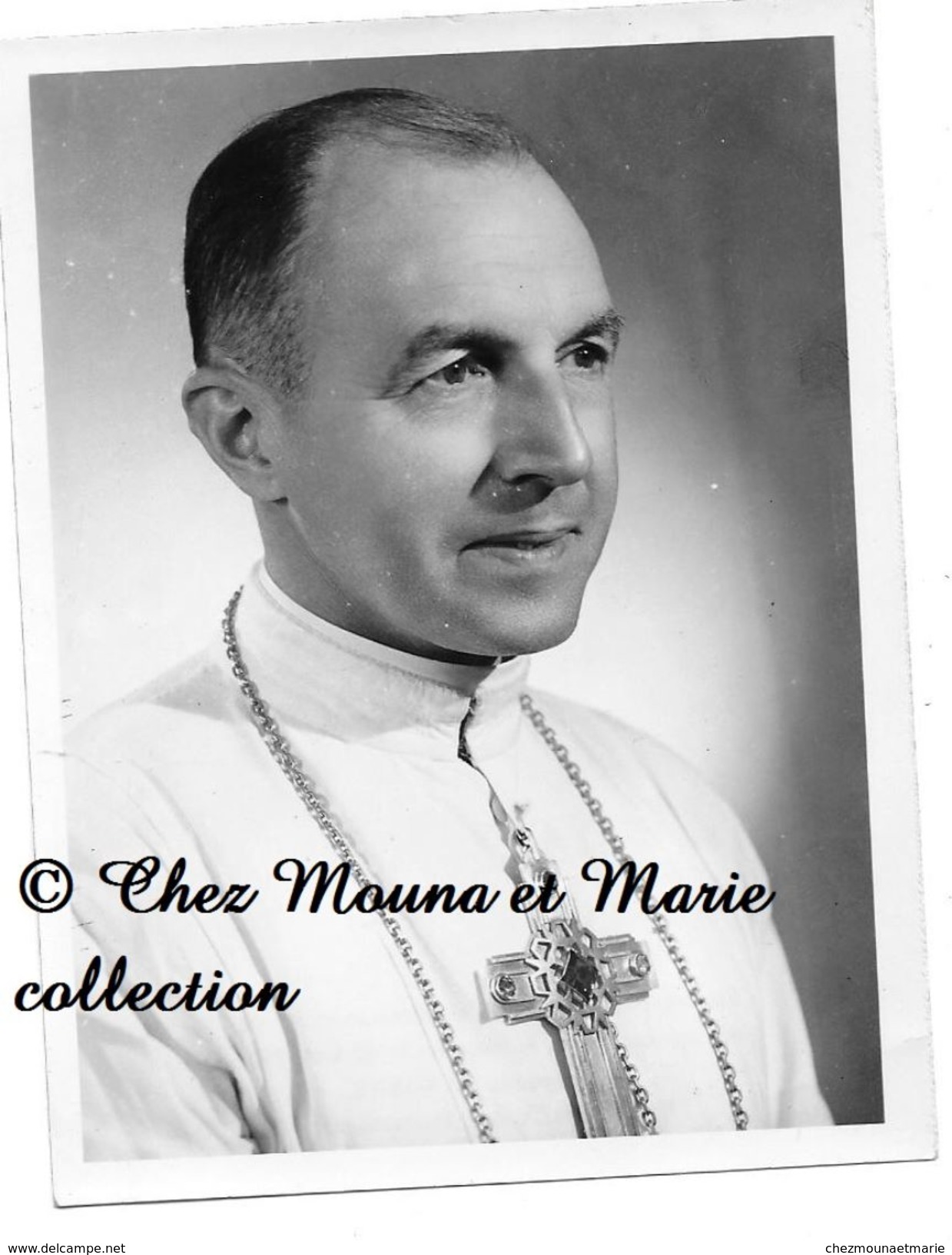 TULEAR TOLIARA MADAGASCAR 1959 - EVEQUE MONSEIGNEUR CANONNE - PHOTO 12 X 9 CM - Personnes Identifiées