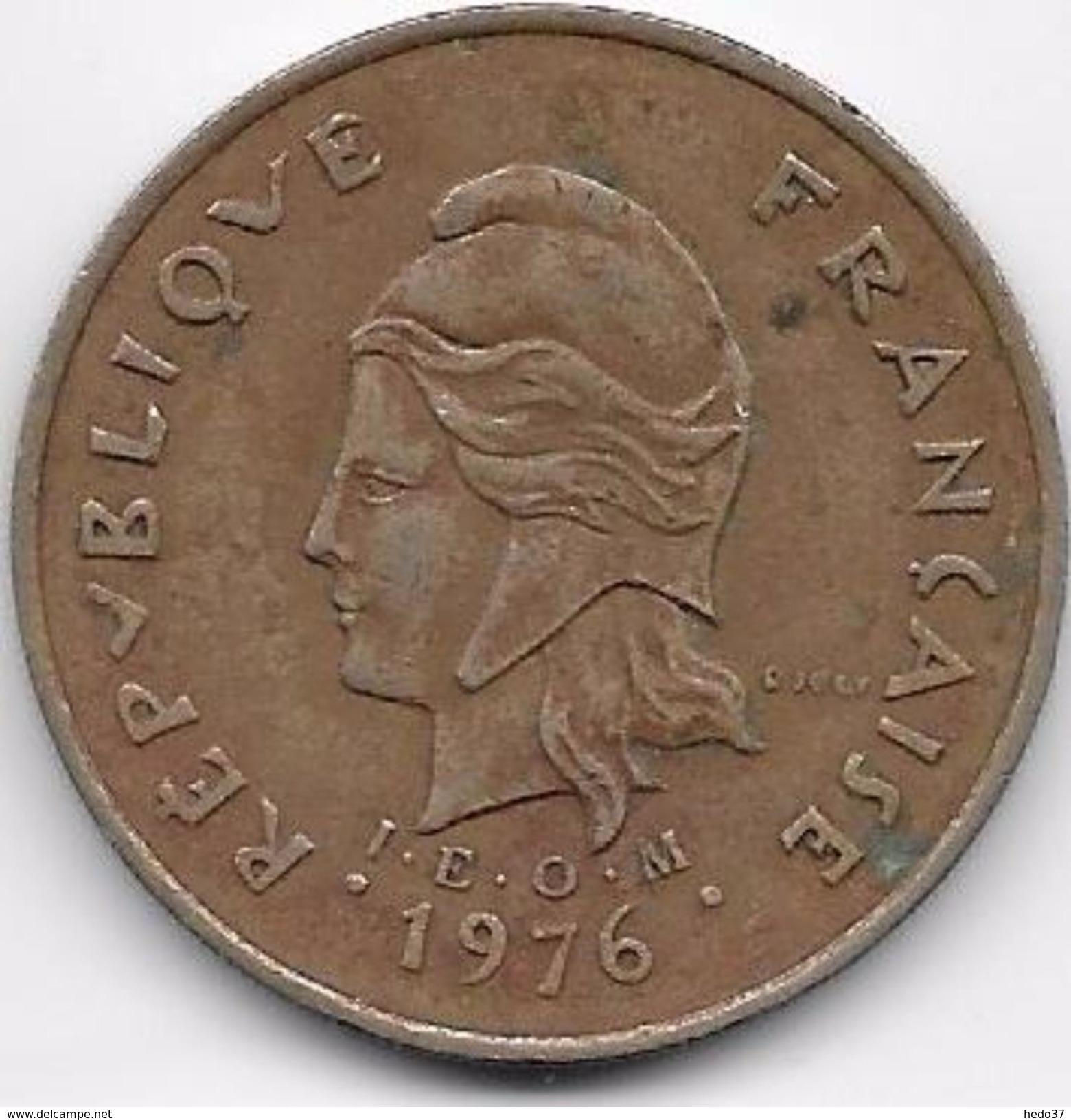 Nouvelle Calédonie 100 Francs 1976 - Nueva Caledonia