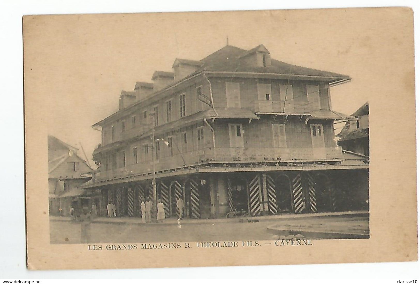 Guyanne Cayenne Les Grands Magasins R.Theolade Fils Animée - Cayenne