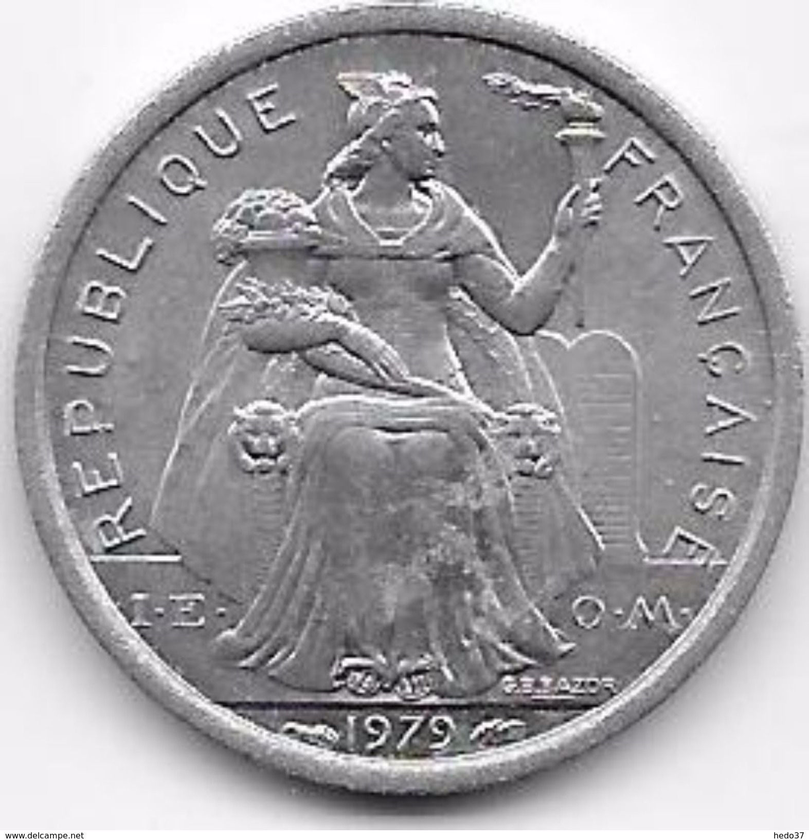 Polynésie 1 Franc 1979 - Polynésie Française