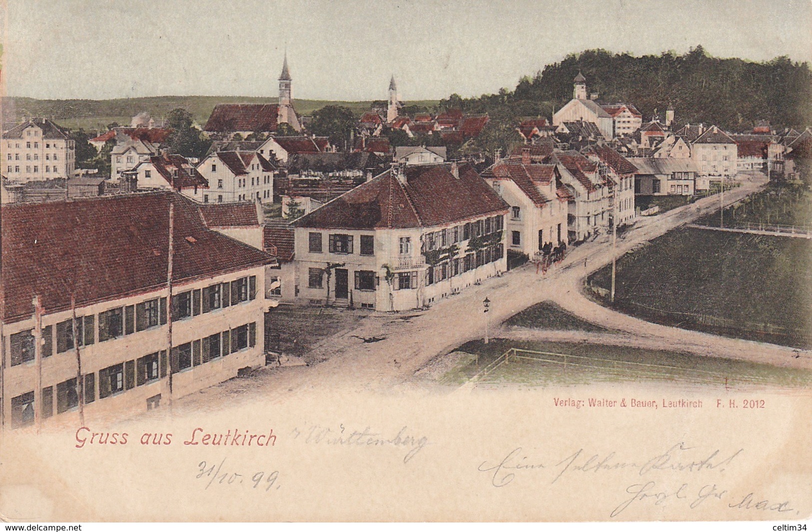 Gruss  Aus  LEUTKIRCH    1899 - Leutkirch I. Allg.