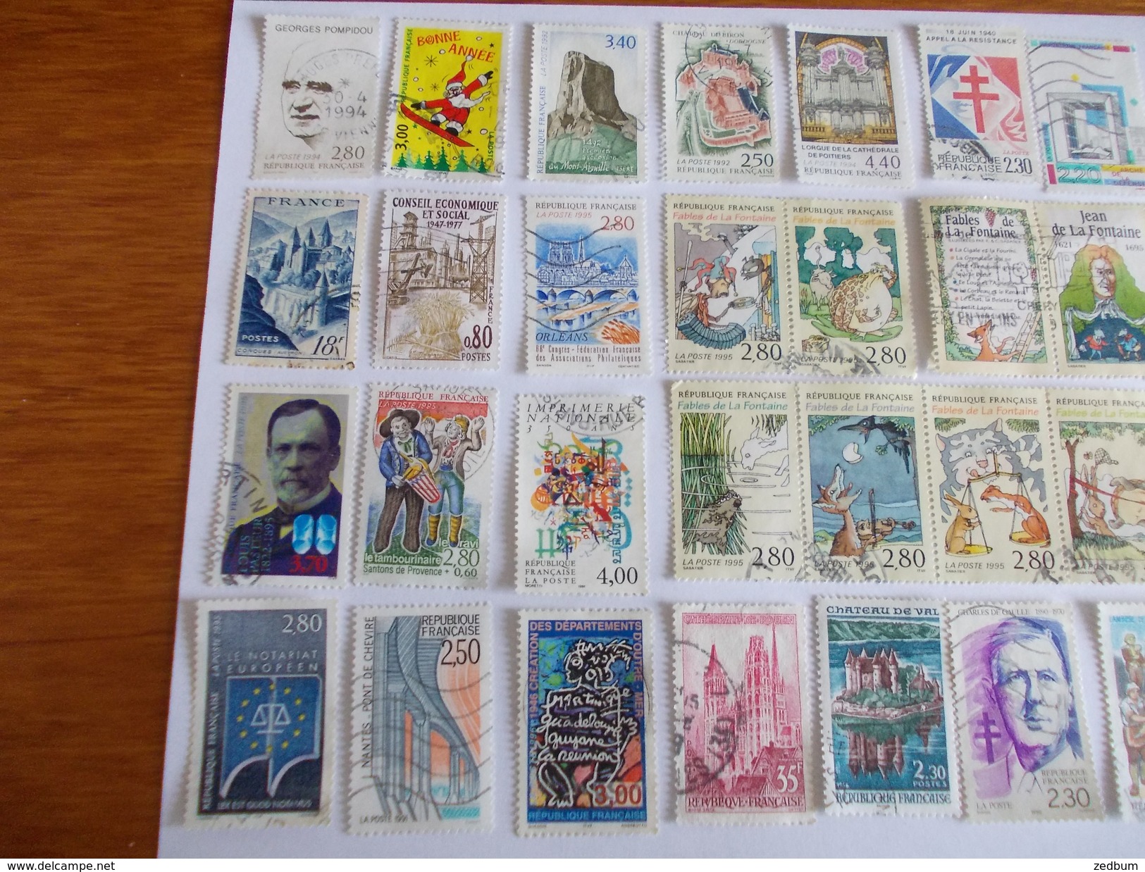 TIMBRE France Lot De 30 Timbres à Identifier - Mezclas (max 999 Sellos)