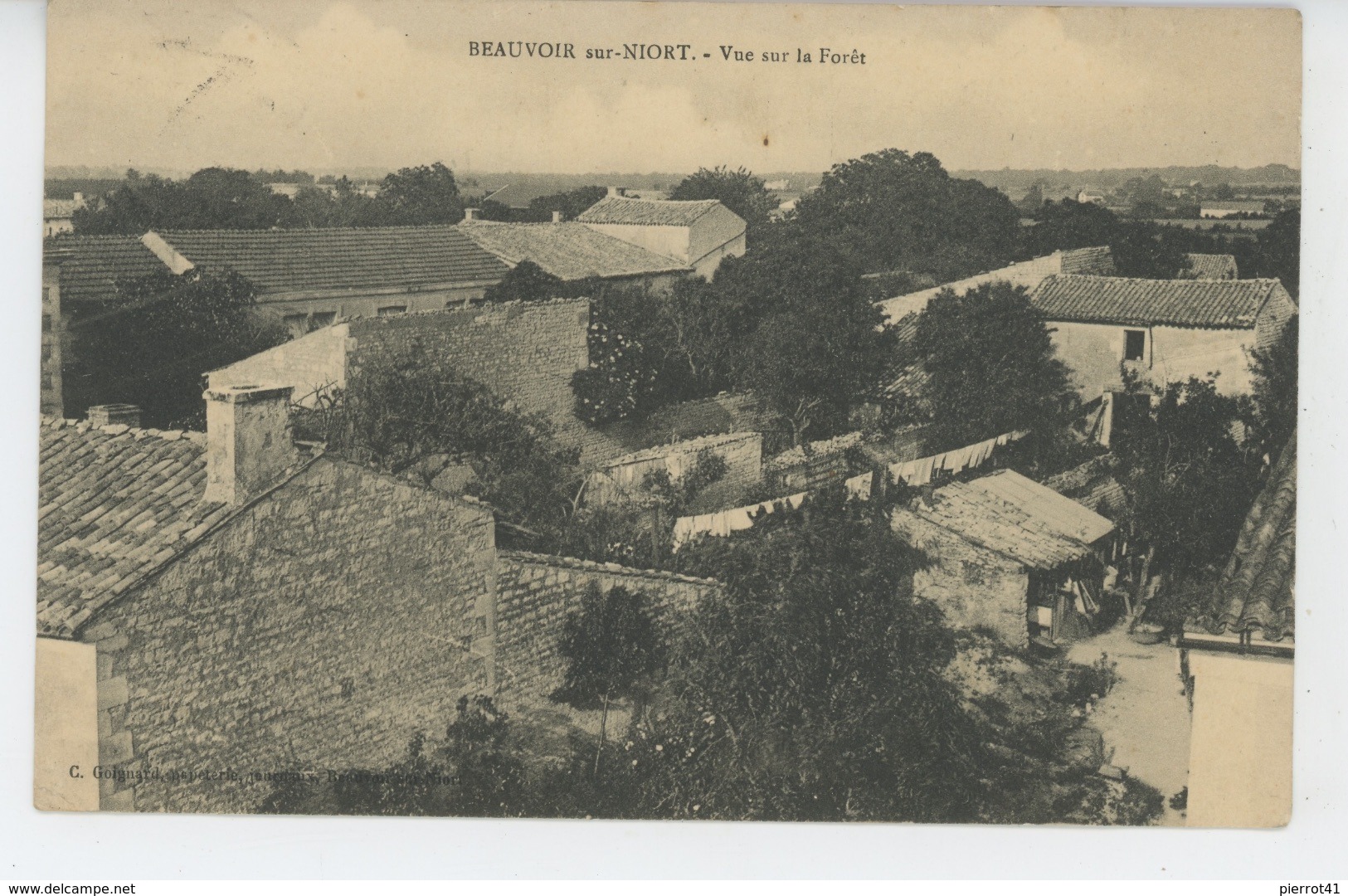 BEAUVOIR SUR NIORT - Vue Sur La Forêt - Beauvoir Sur Niort
