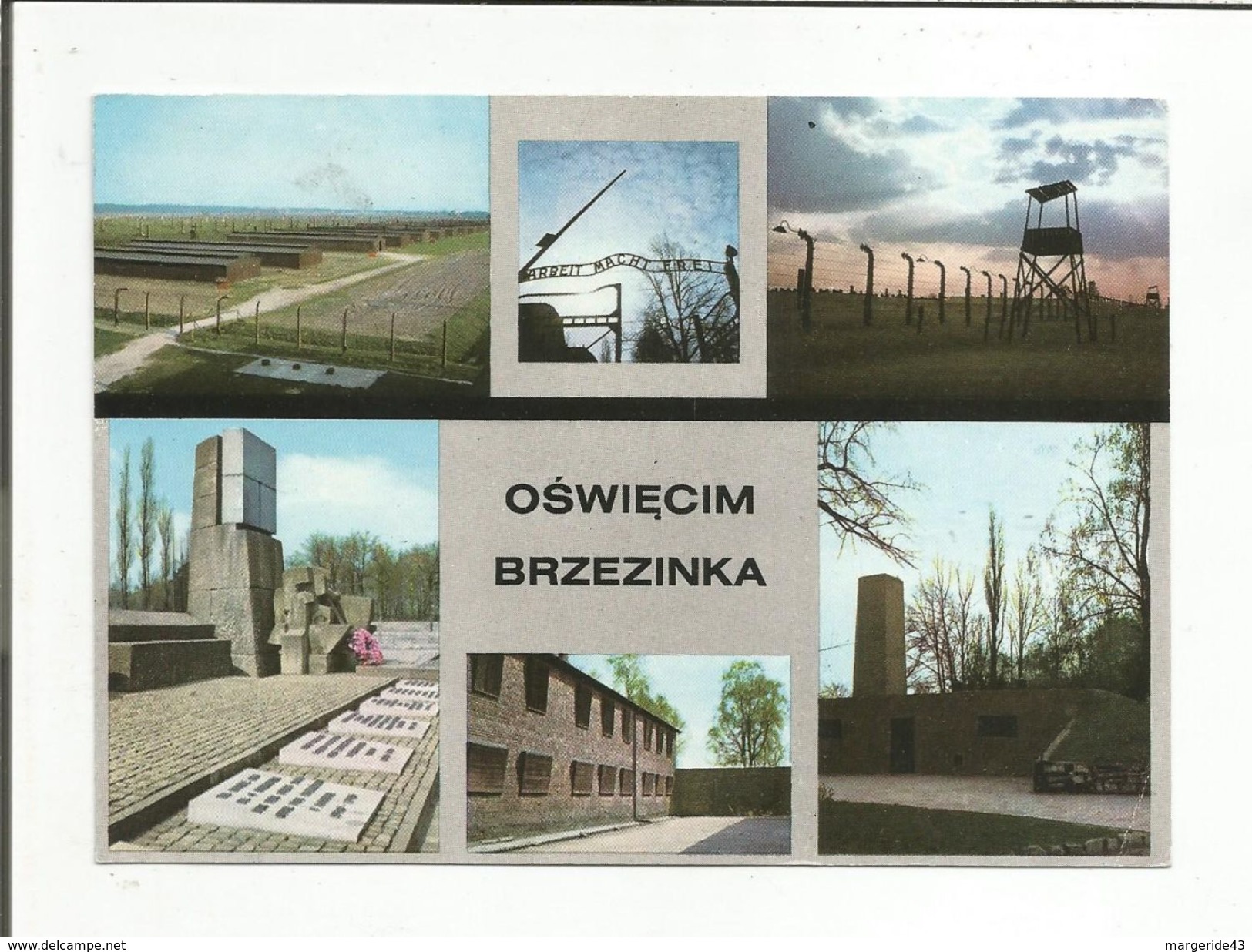 AUSCHWITZ LOT DE PHOTOS CARTES ET TIMBRES - Histoire