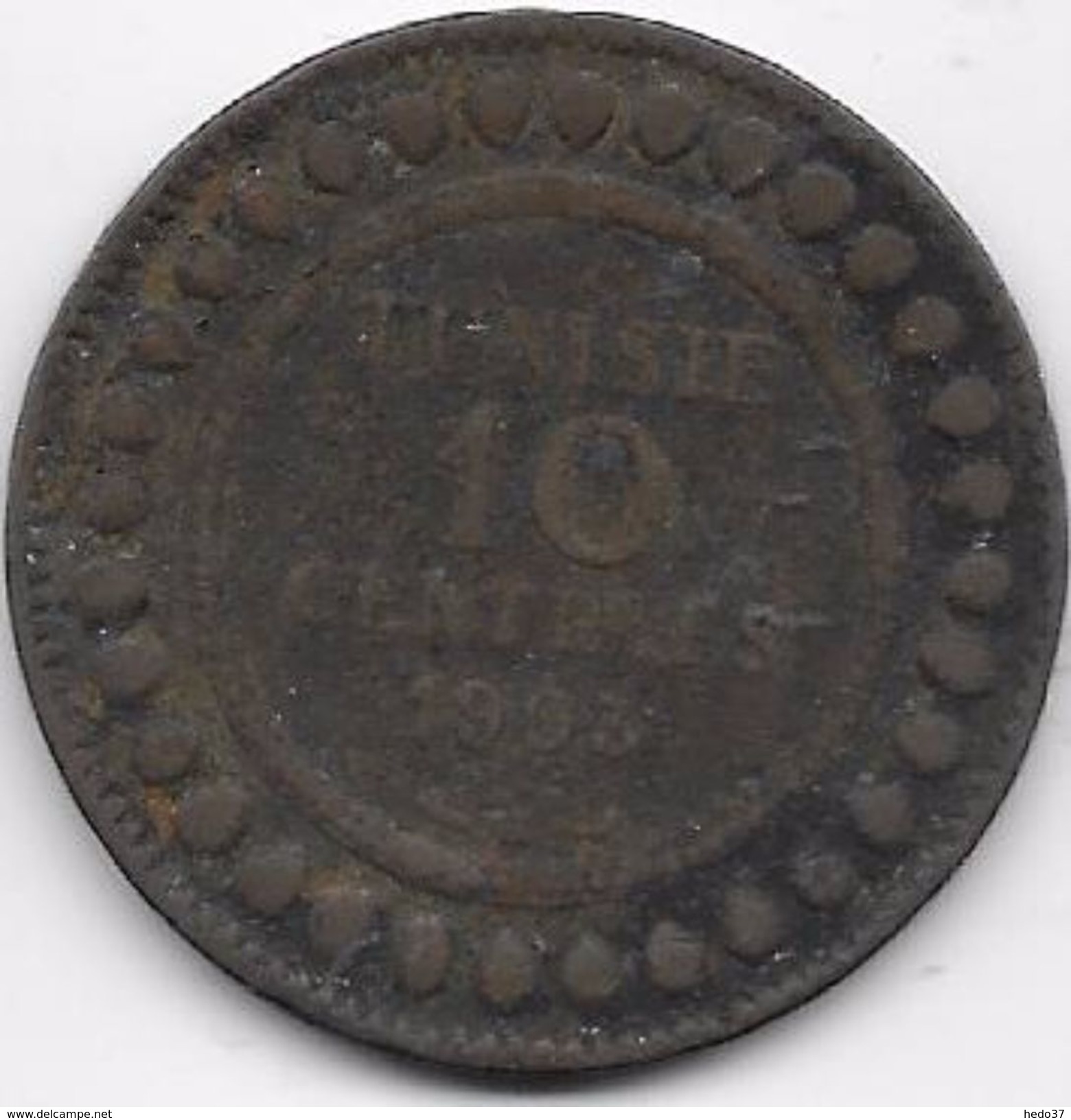 Tunisie 10 Centimes 1903 - Other - Africa