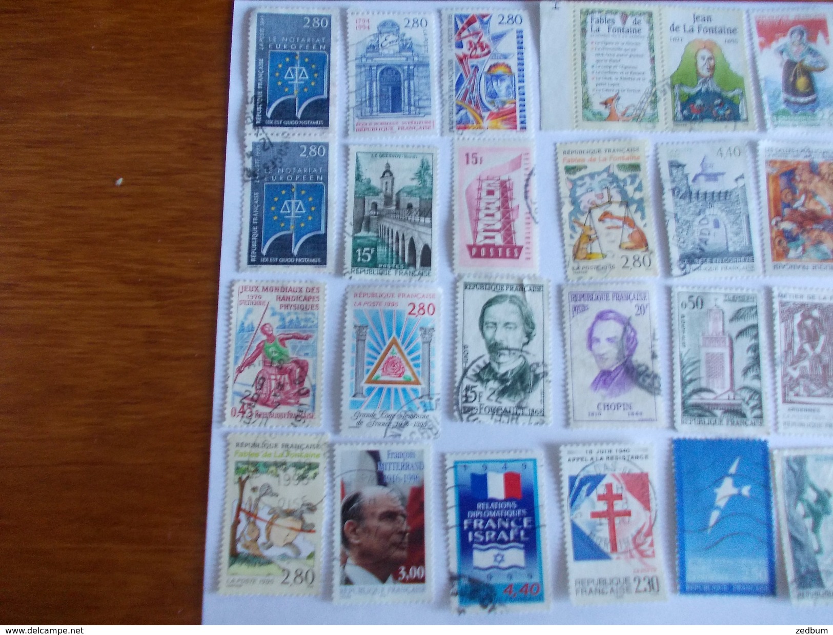 TIMBRE France Lot De 30 Timbres à Identifier - Mezclas (max 999 Sellos)