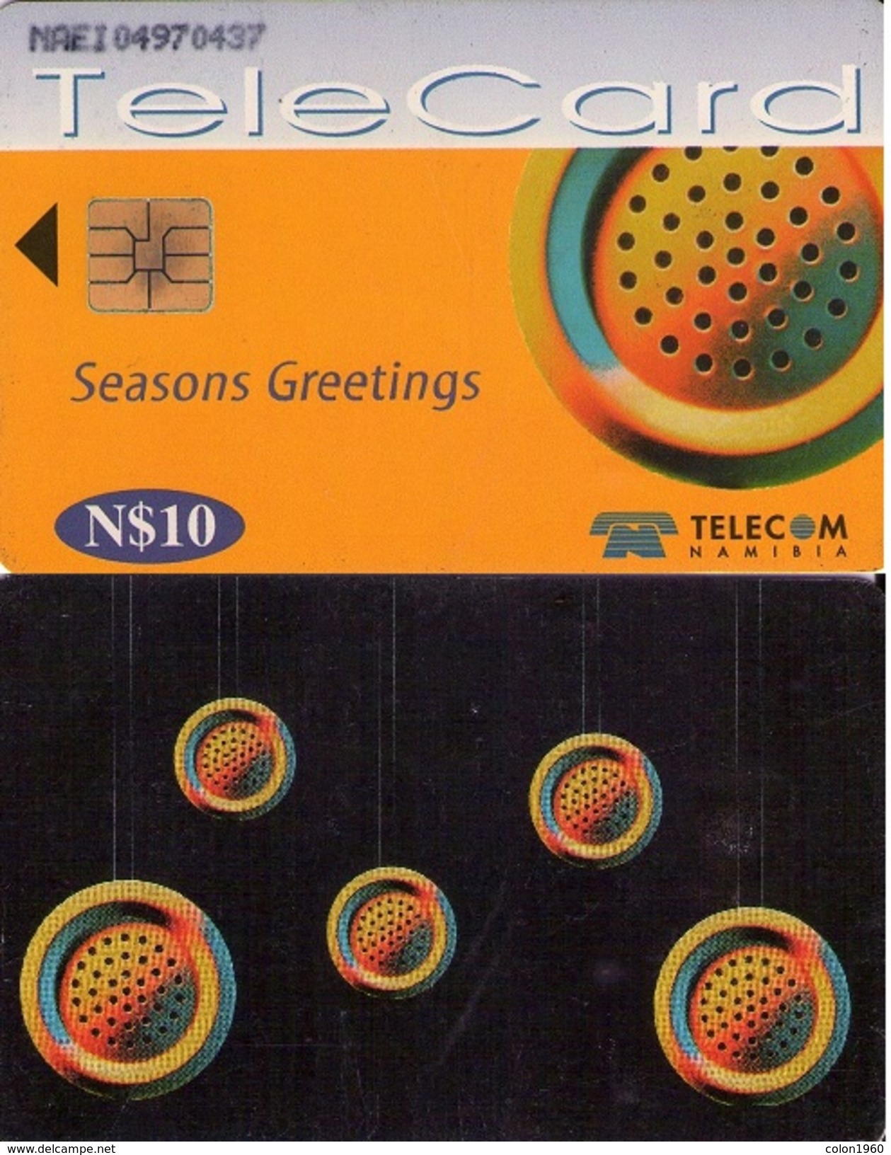 NAMIBIA. NMB-68. Greetings - Phone Mouthpieces. 10 N$. (287) - Namibia
