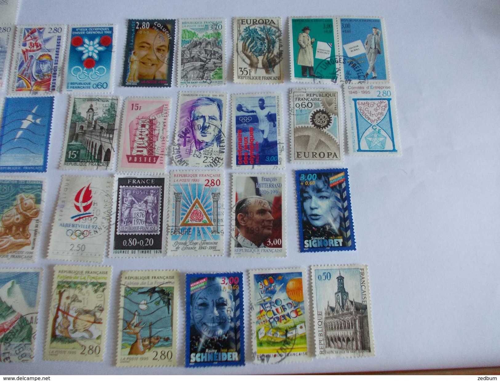 TIMBRE France Lot De 30 Timbres à Identifier - Mezclas (max 999 Sellos)