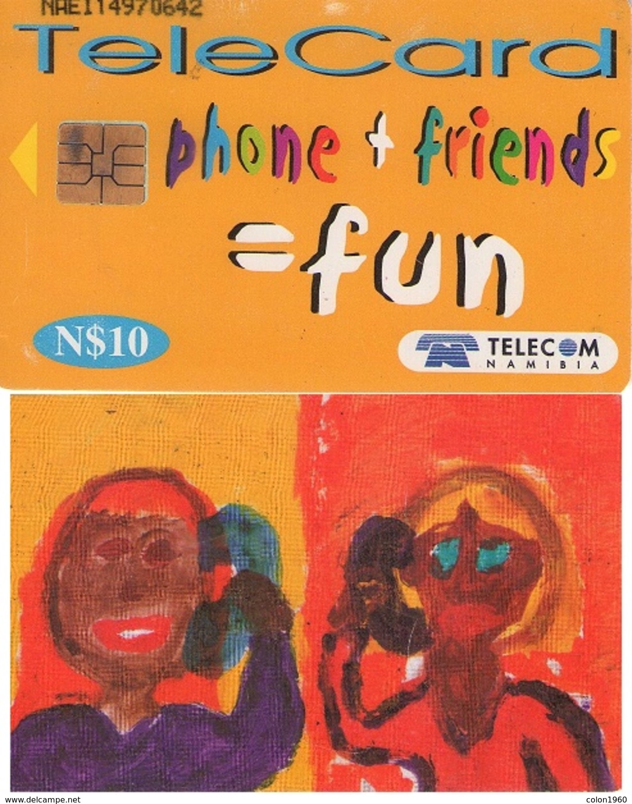 NAMIBIA. NMB-181. Children Art - Painting 4. 10 N$. 2000. (298) - Namibie