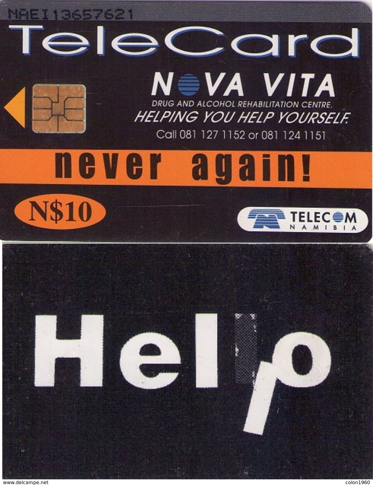 NAMIBIA. NMB-160. NOVA VITA.  - HELP. 10 N$. 2000. (308) - Namibie