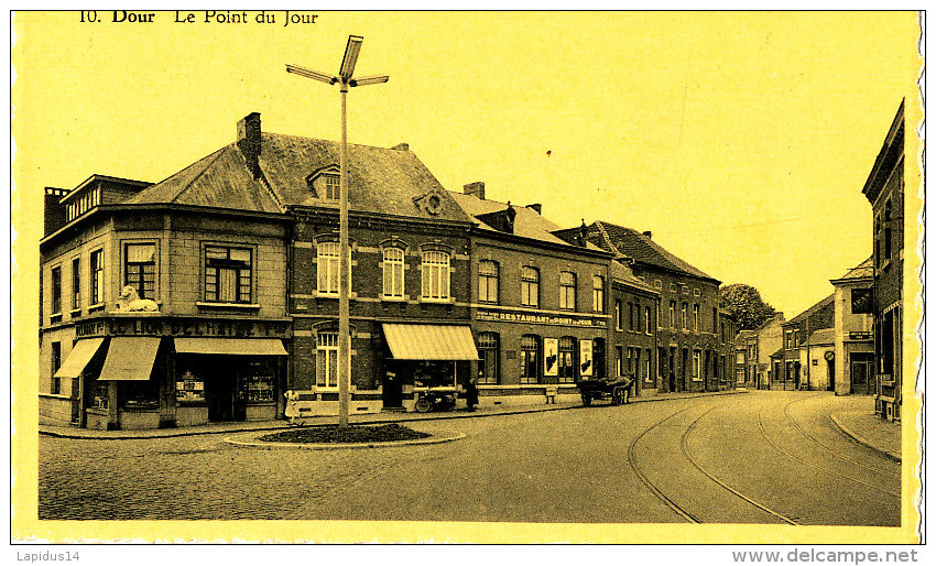 AH 541 / C P A -   BELGIQUE-  DOUR  LE POINT DU JOUR - Dour