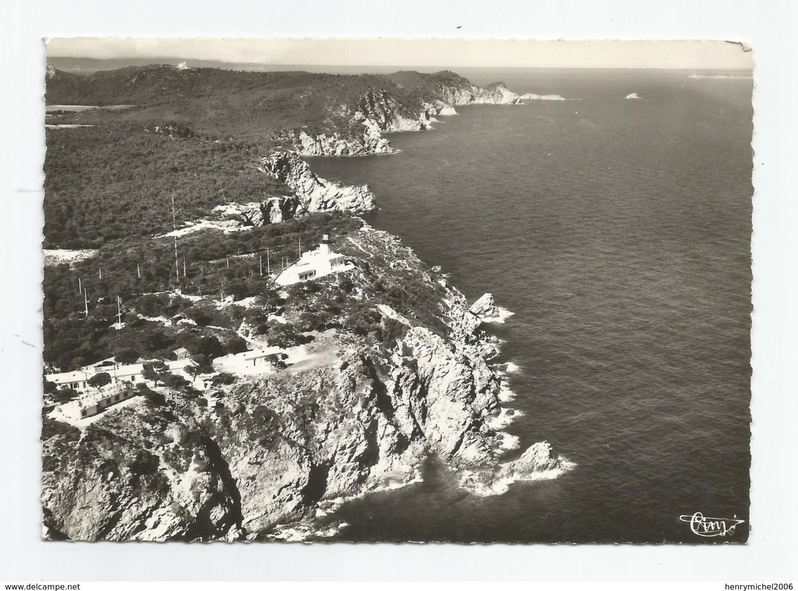 83 Var - Le Lavandou Cabasson Vue, Sur La Cote Et Le Phare, Aérienne 1964 - Le Lavandou