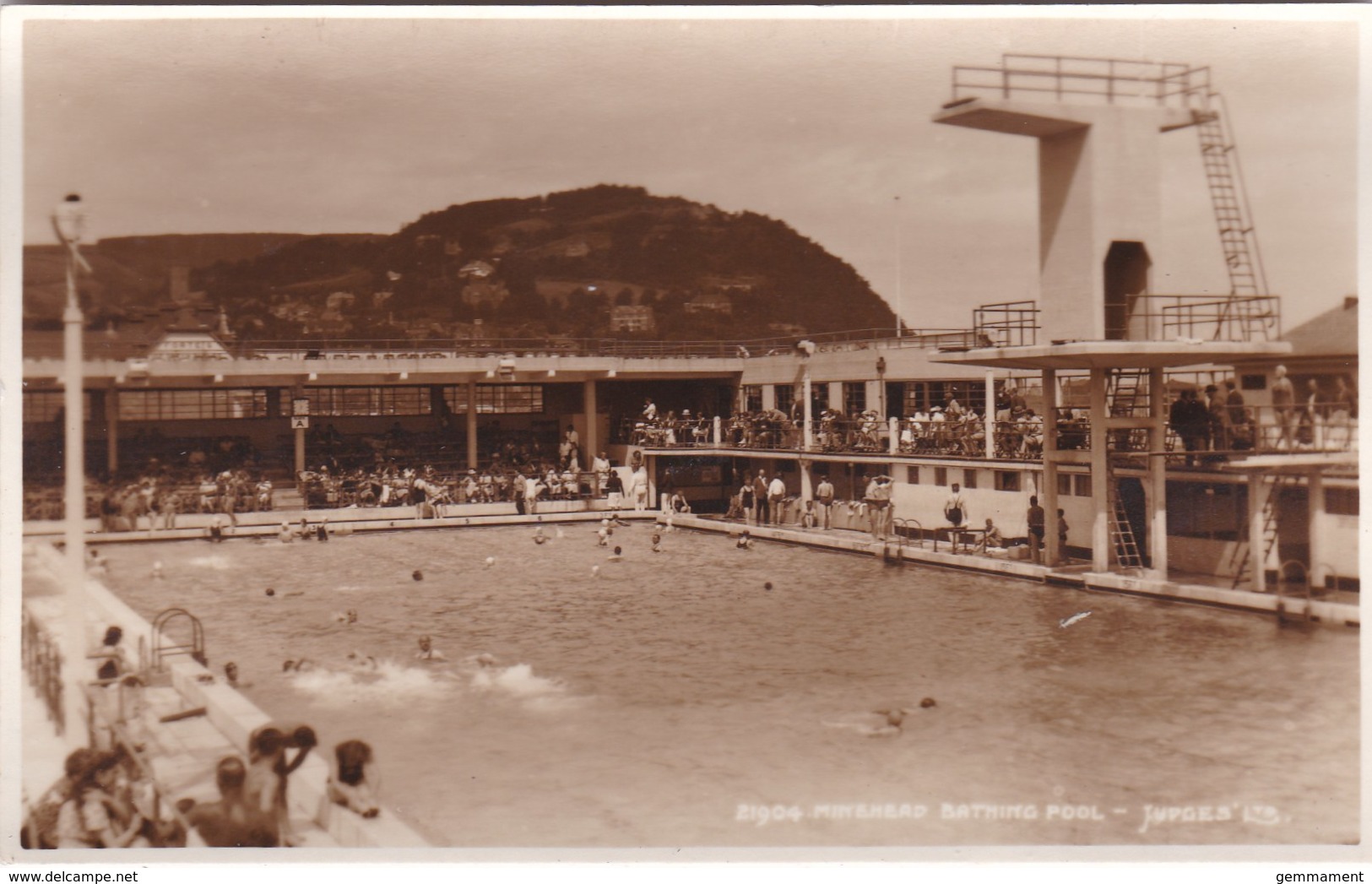 MINEHEAD - BATHING POOL. - Minehead