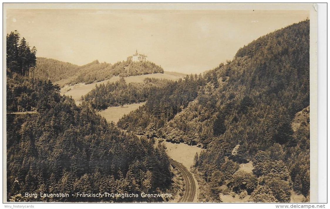 AK 0767  Burg Lauenstein ( Fränkisch-Thüringische Granzwarte ) - Verlag Escherich Um 1930-40 - Lauenstein