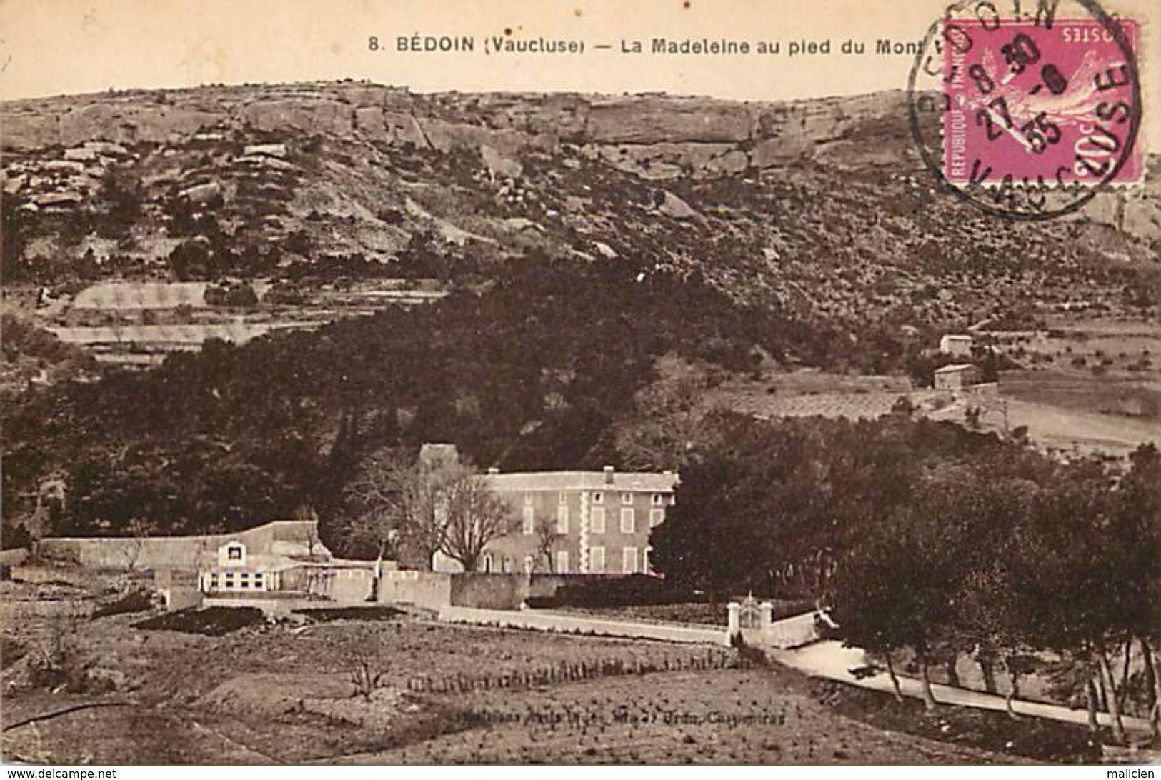 - Vaucluse -ref-A508- Bedoin - La Madeleine Au Pied Du Mont .. - Carte Bon Etat - - Autres & Non Classés