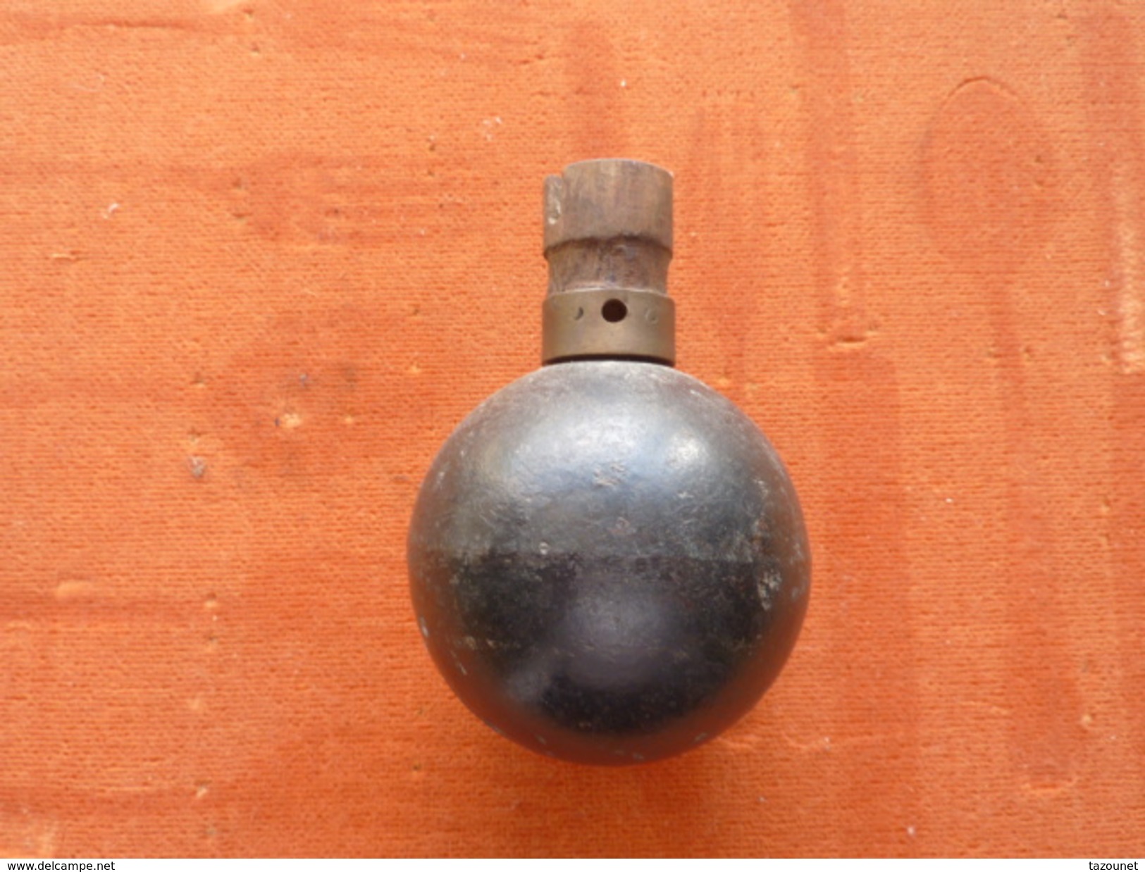 Grenade Française Modèle 1914 Et Sa Rare Fusée 1914, Mine, 1939-45, 1914-18 Equipements - Armes Neutralisées