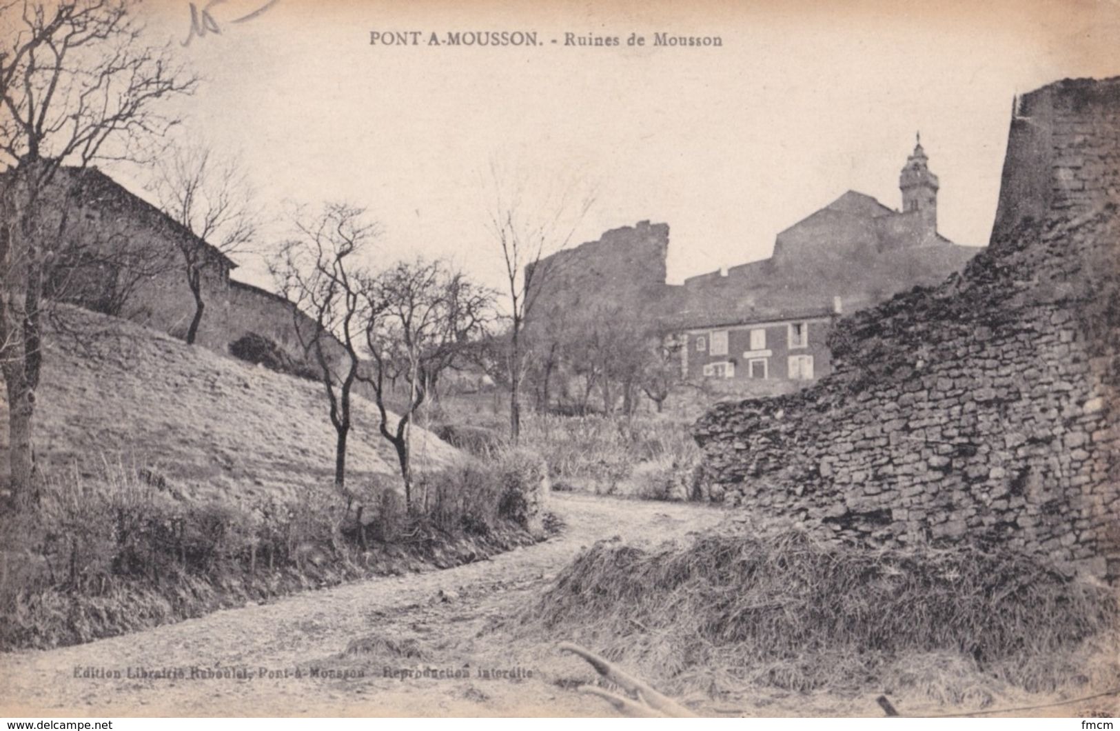 Mousson, Ruines Du Village Et Du Château - Autres & Non Classés