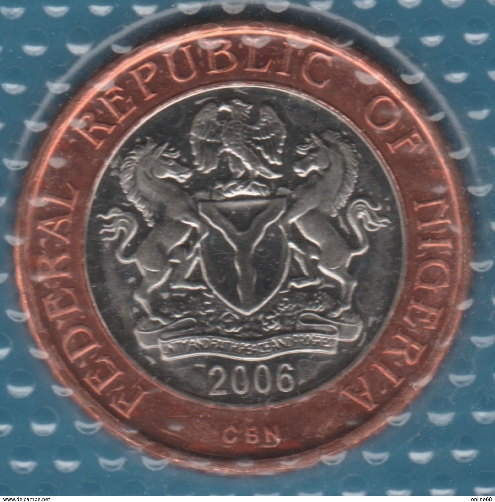 NIGERIA 2 NAIRA 2006 KM# 19 Bi-métallique NATIONAL ASSEMBLY - Nigeria