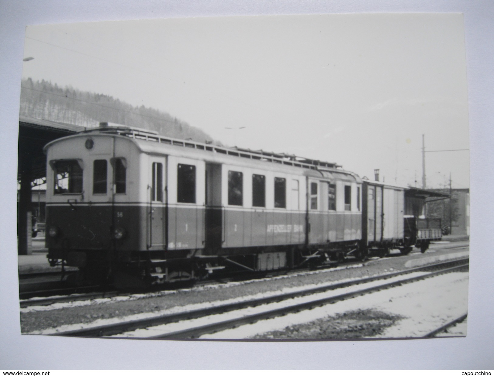 Lot de 46 Cartes  TRAMWAY  LOCOMOTIVE  TRAIN   "FERROVIEW"   C.P. 122   1870 Monthey