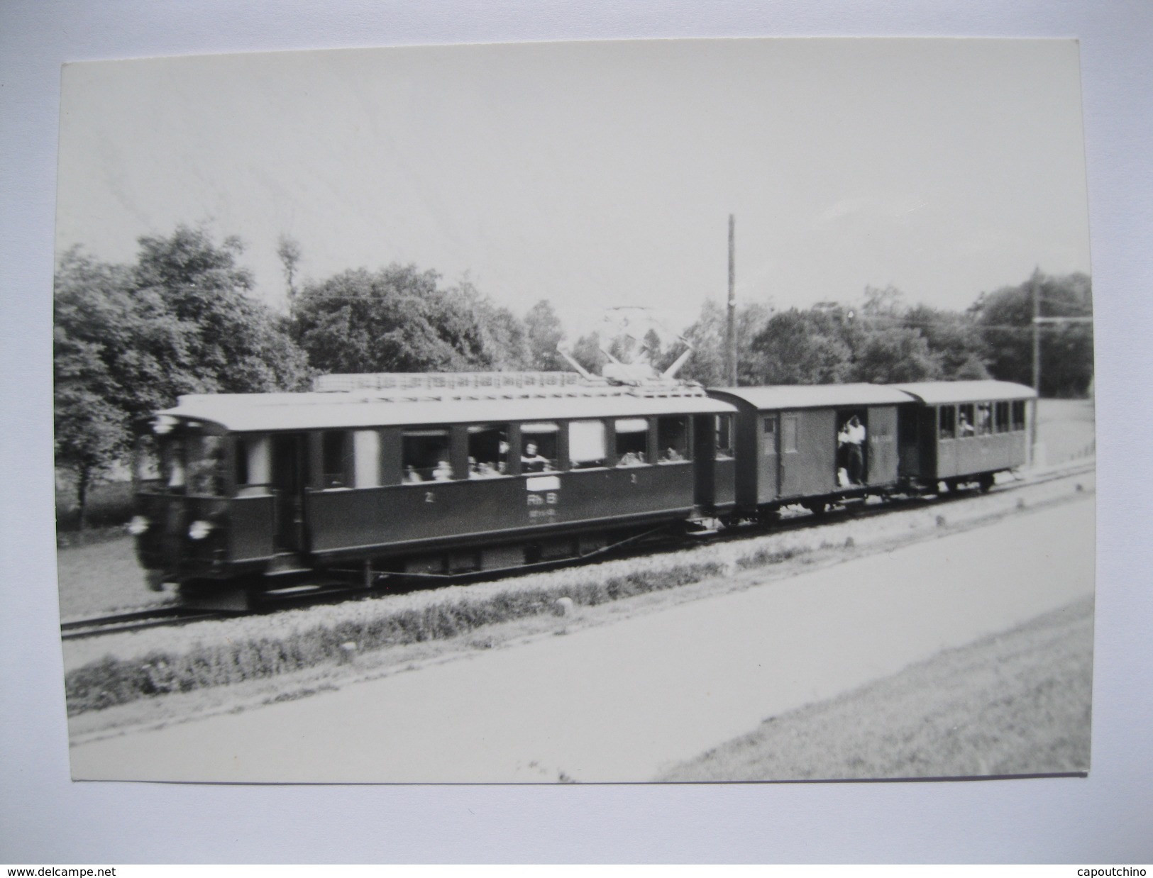 Lot de 46 Cartes  TRAMWAY  LOCOMOTIVE  TRAIN   "FERROVIEW"   C.P. 122   1870 Monthey