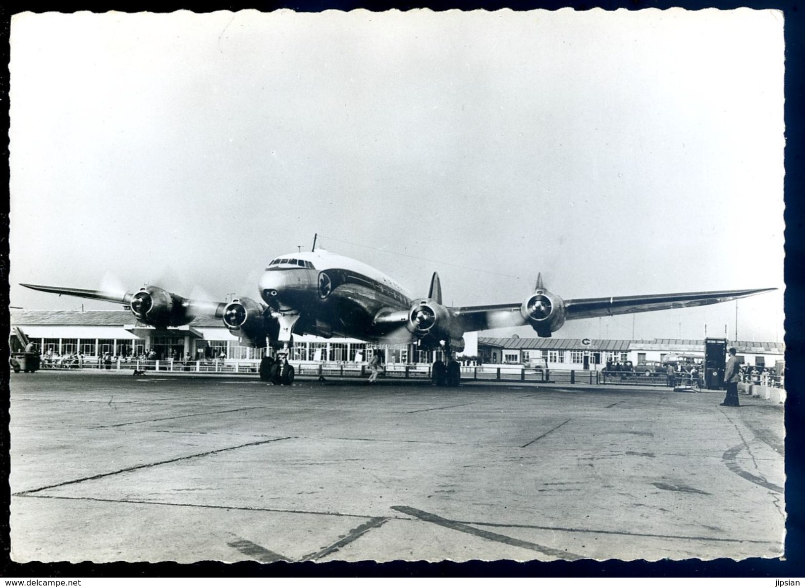 Cpsm  Lockheed Constellation En Service Sur Les Lignes Air France  SEP17-37 - 1946-....: Ere Moderne