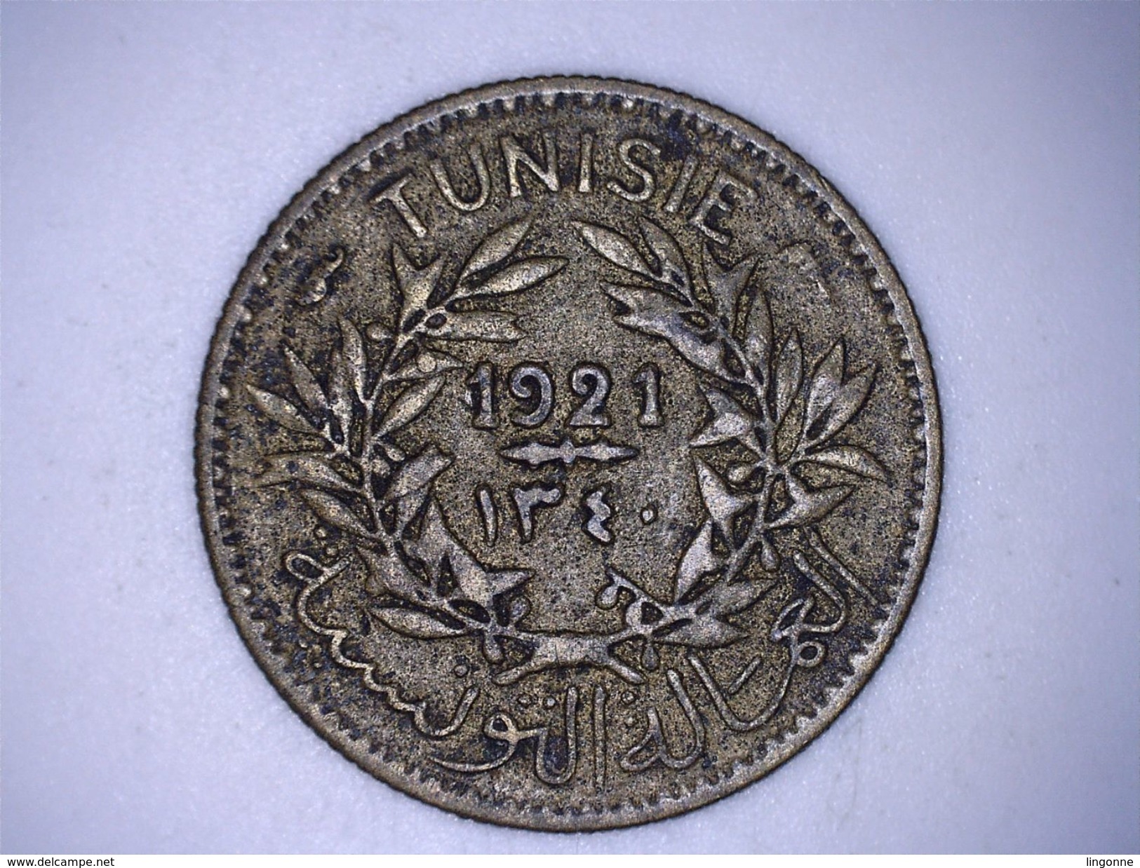 Tunisie - Protectorat Français - Naceur Bey - 50 Centimes 1921 - Tunisie