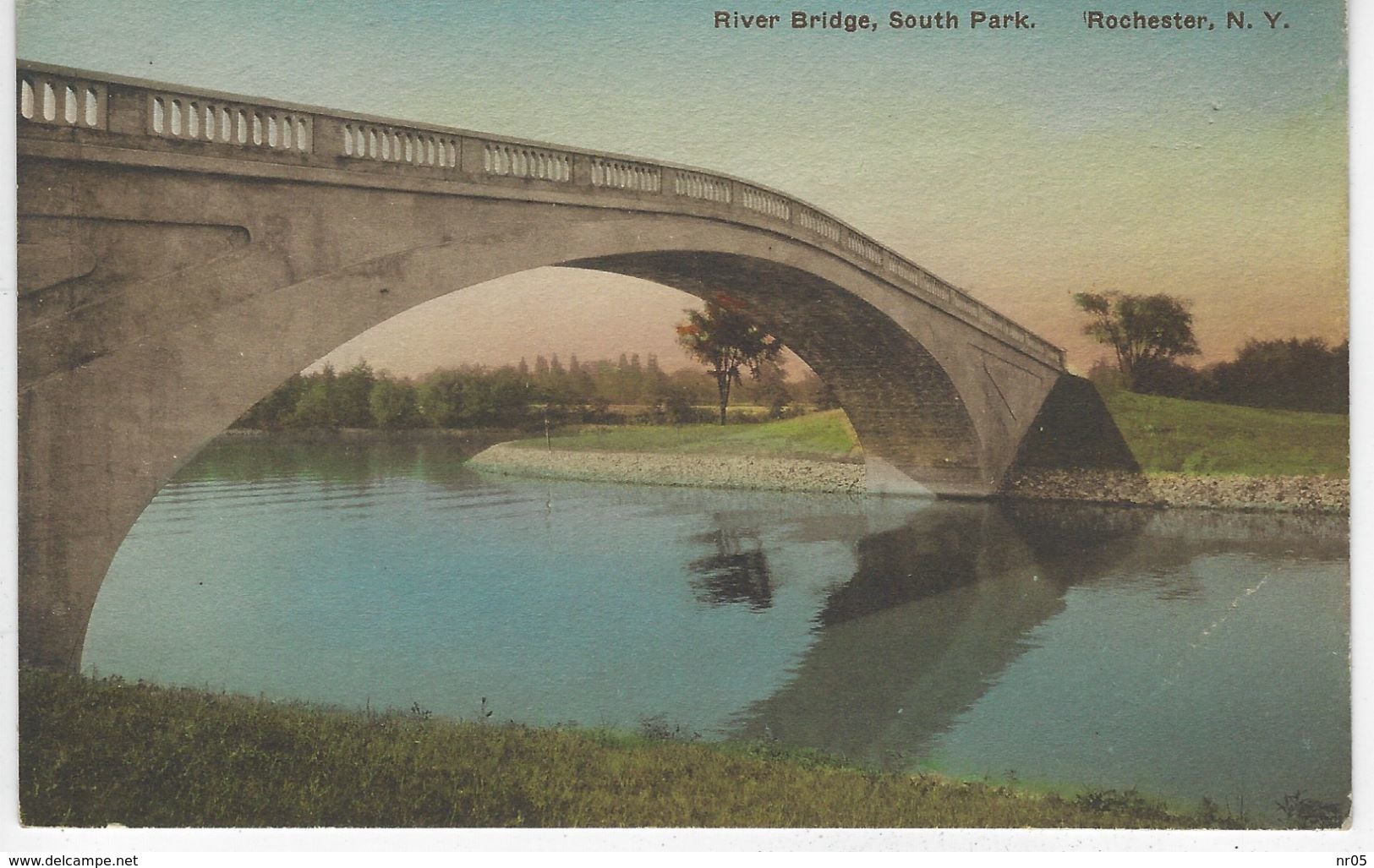 CPA ETATS UNIS ( Amerique ) - RIVER BRIDGE SOUTH PARK - ROCHESTER -NEW YORK - Rochester