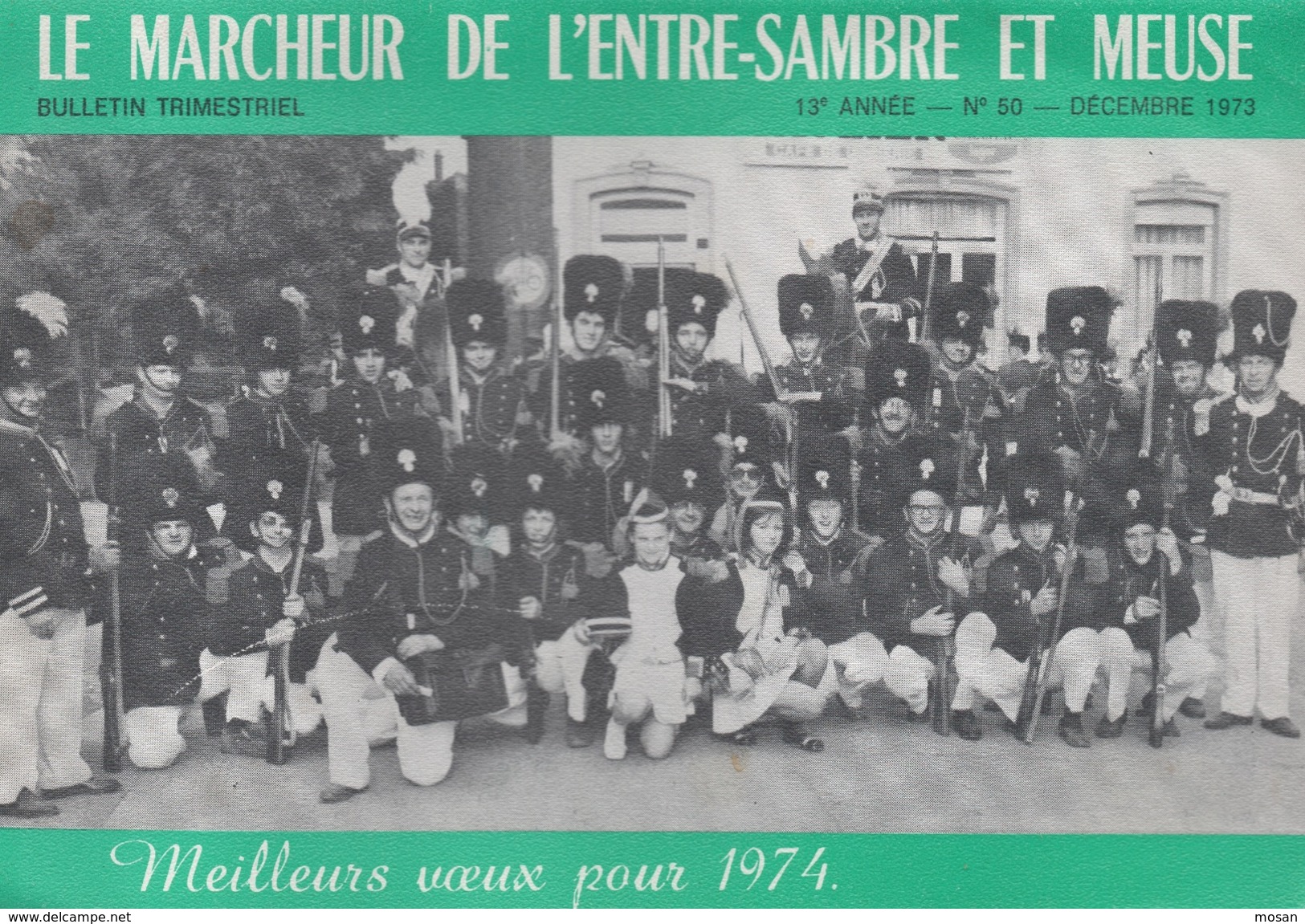 Le Marcheur De L'Entre Sambre Et Meuse. 1973. Gerpinnes à Waterloo, Grognards De Jumet, Fosses-la-Ville... - België