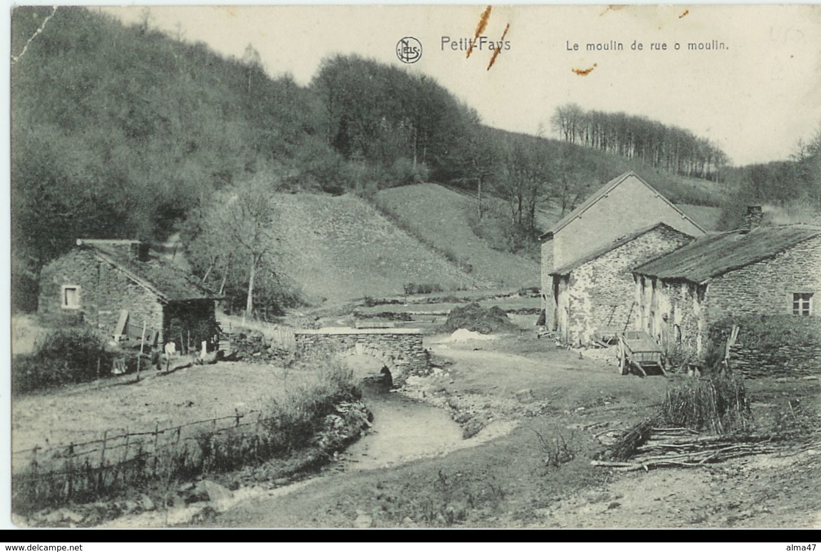 Petit-Fays - Monceau - Le Moulin De Rue ô Moulin - Circulé 1910 - Edit. Lambert-Dury - Bievre