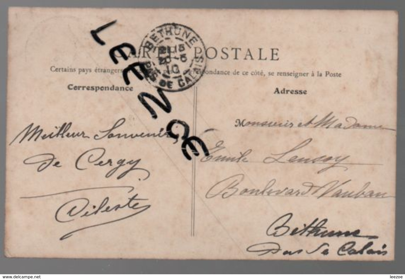 L'OISE PITTORESQUE..CERGY COUCHER DE SOLEIL...1910 - Cergy Pontoise