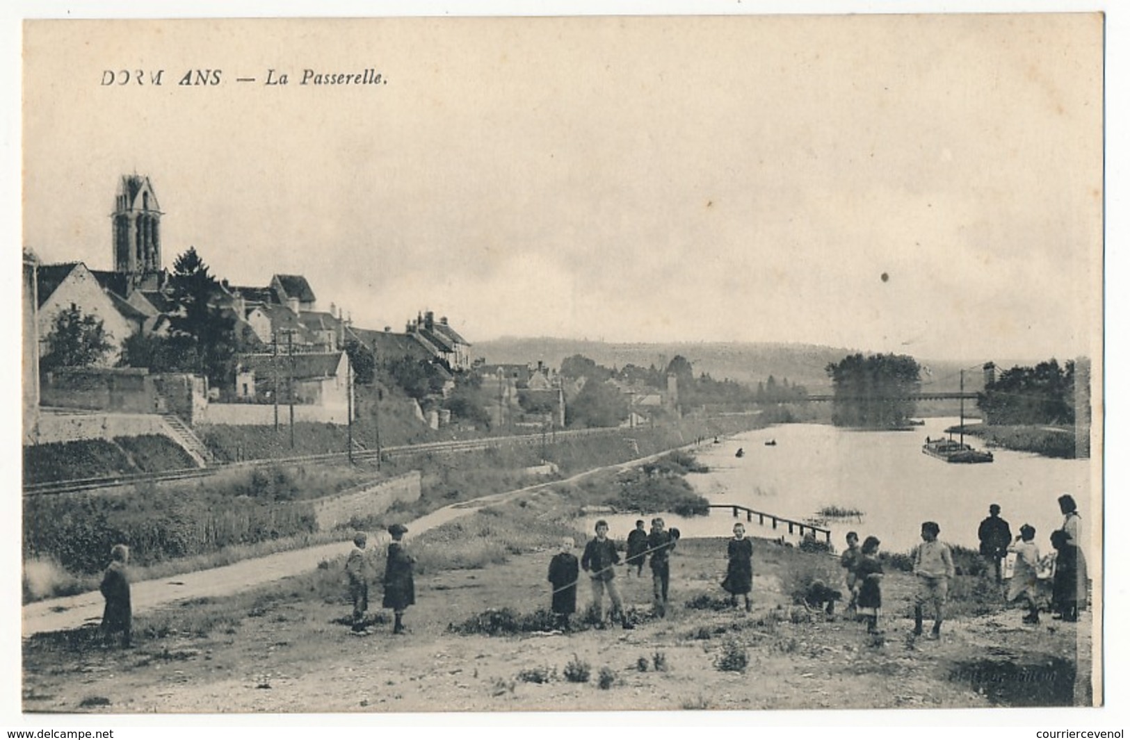 CPA - DORMANS (Marne) - La Passerelle - Dormans