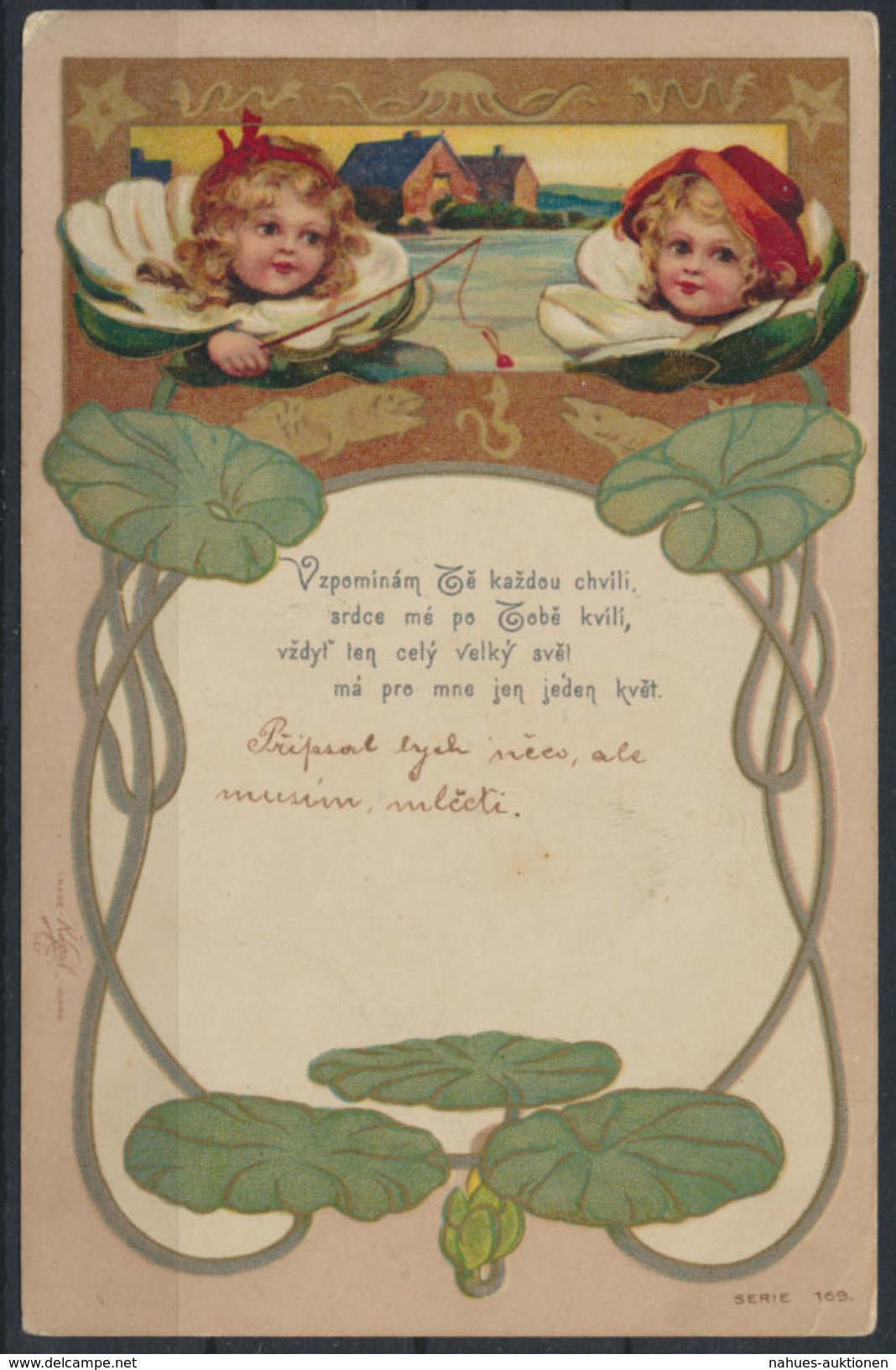 Ansichtskarte Jugendstil Kinder Kunst Künstler  - Ohne Zuordnung