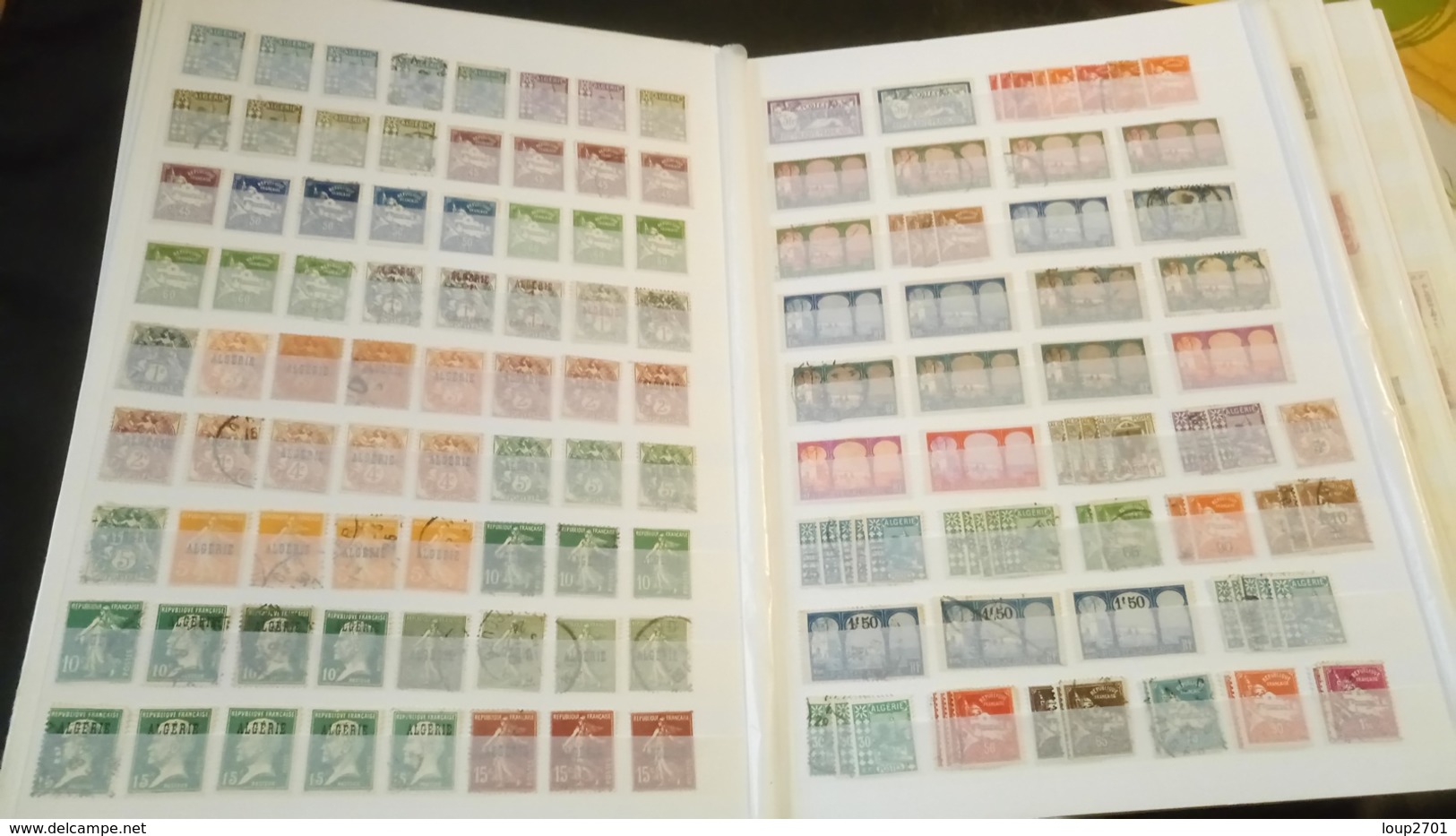 D182 LOT FEUILLES STOCK COLONIES NEUFS / OB A TRIER BELLE COTE DÉPART 10€ - Collections (with Albums)