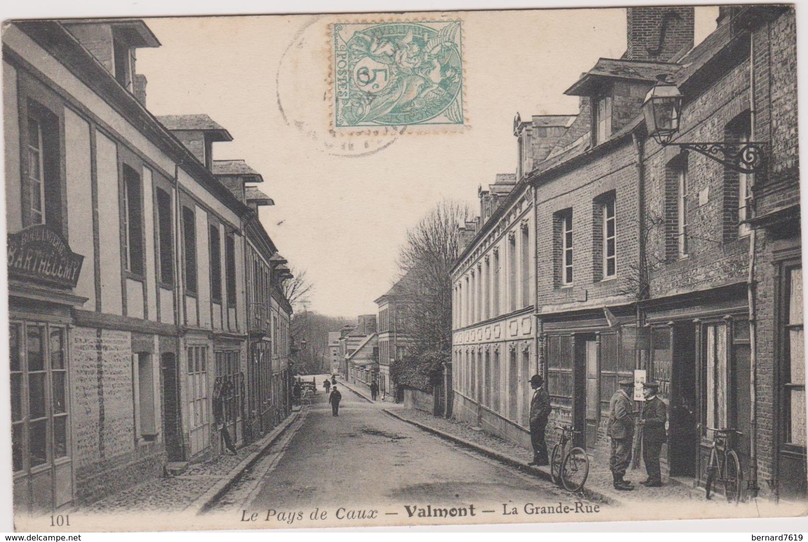 76 Valmont  La Grande Rue - Valmont