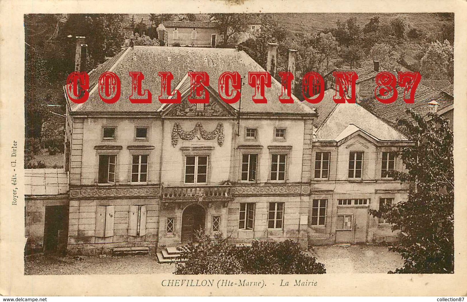 52 - CHEVILLON - VISUEL RARE < LA MAIRIE - Edit Royer - Chevillon