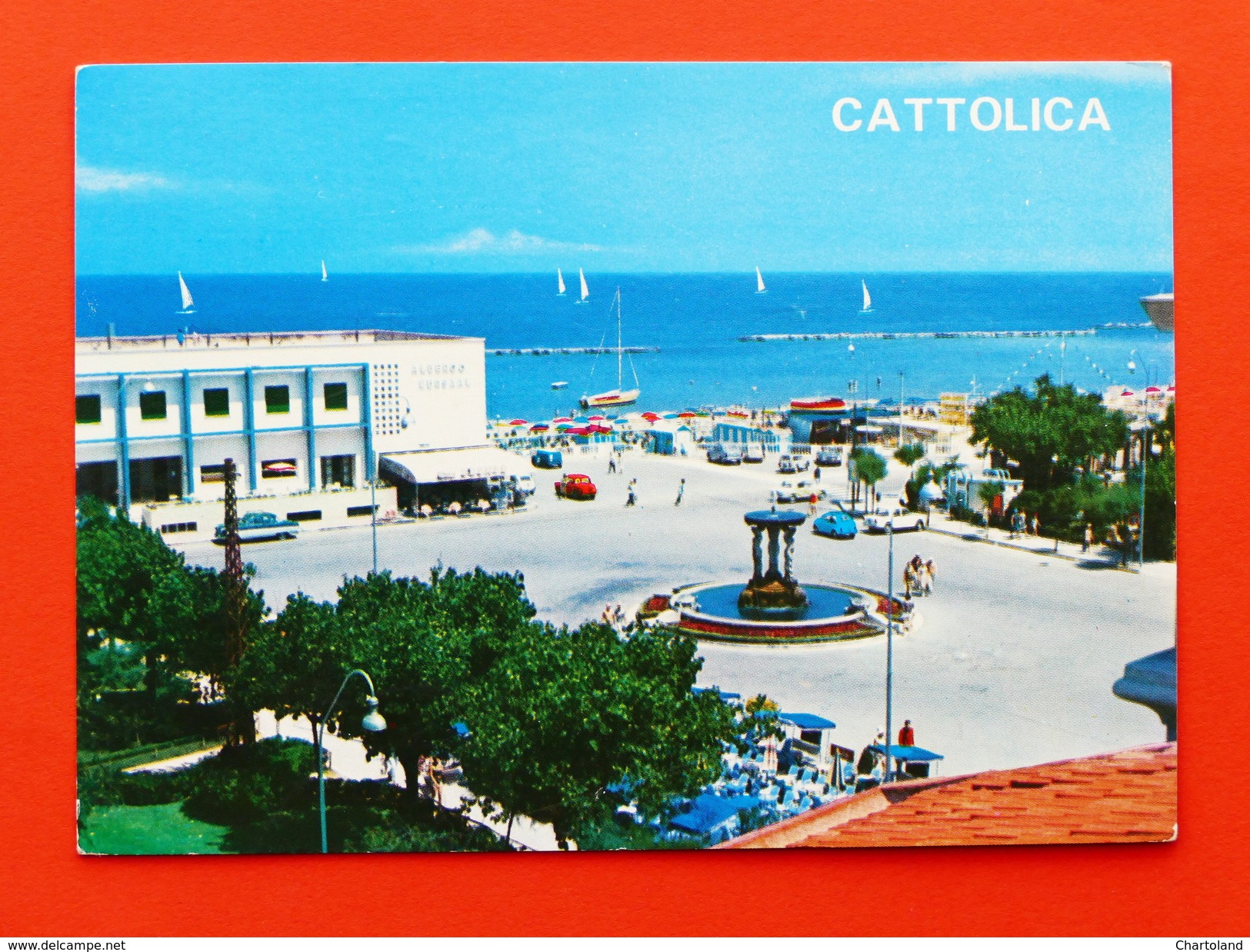 Cartolina Cattolica - Panorama - 1971. - Rimini